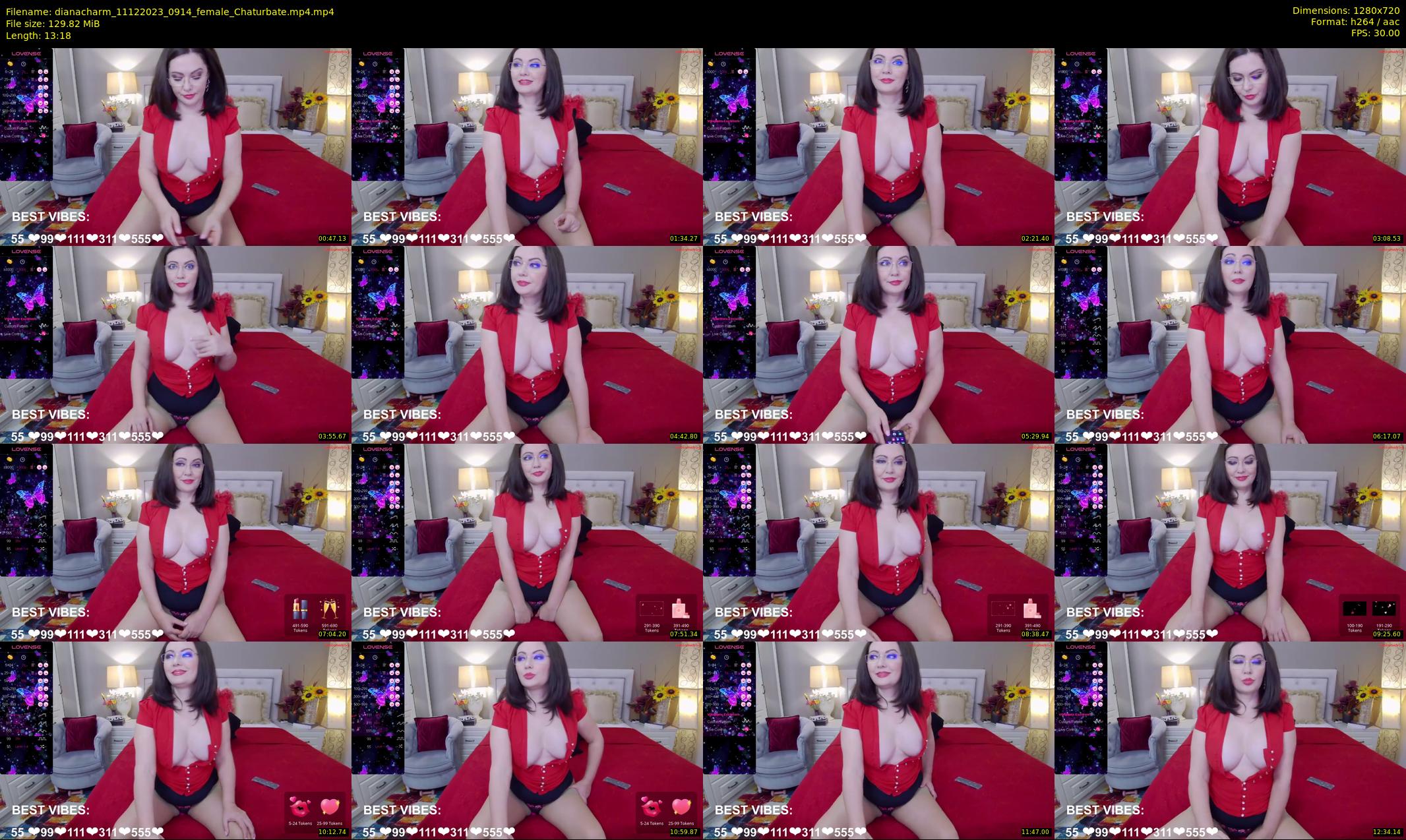 dianacharm — 14 minute Chaturbate female cam show recording, 720p, Dec 11, 2023
