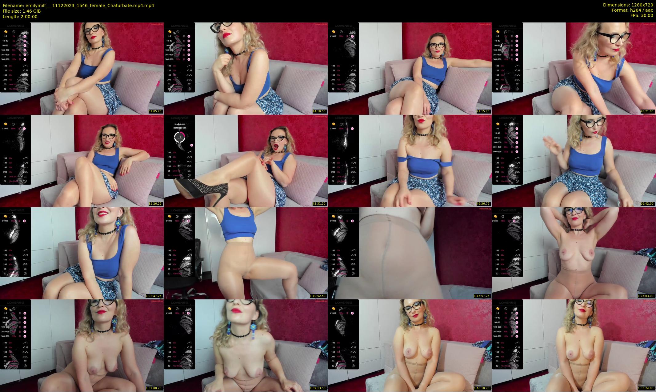 emilymilf__ — 120 minute Chaturbate female cam show recording, 720p, Dec 11, 2023