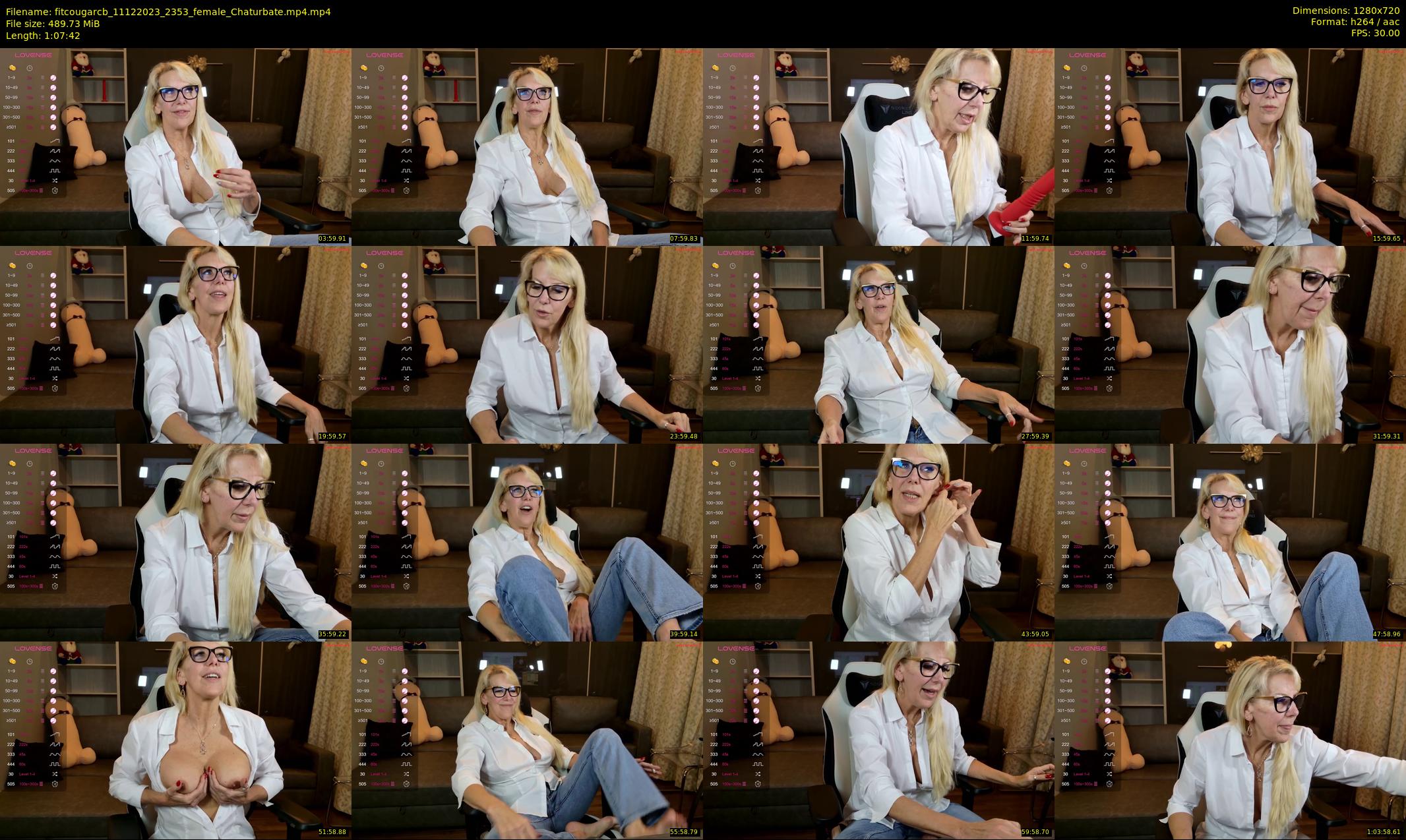 fitcougarcb — 68 minute Chaturbate female cam show recording, 720p, Dec 11, 2023