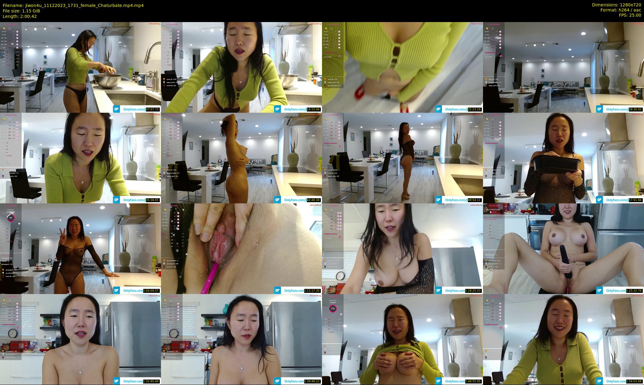 jiwon4u — 121 minute Chaturbate female cam show recording, 720p, Dec 11, 2023