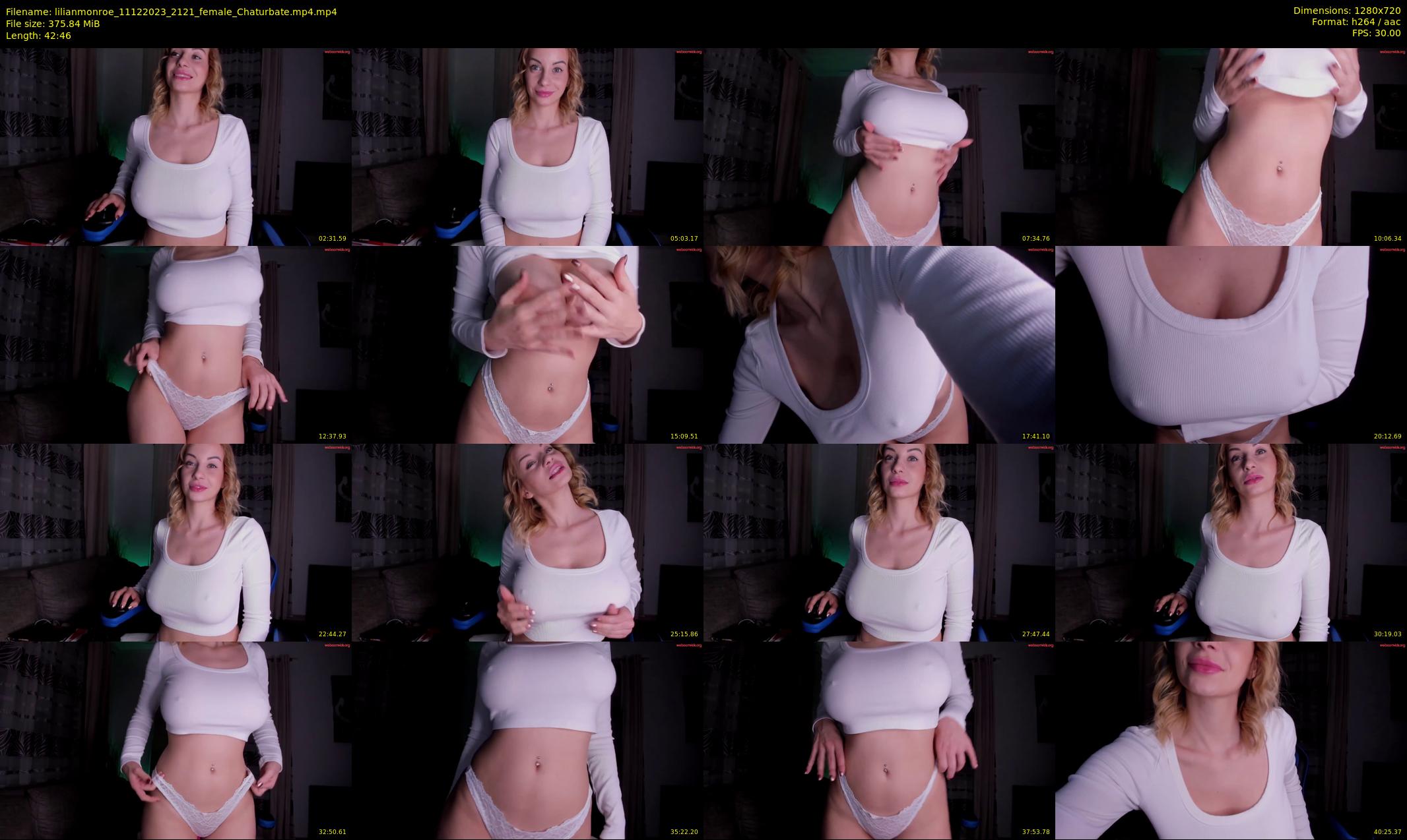 lilianmonroe — 43 minute Chaturbate female cam show recording, 720p, Dec 11, 2023