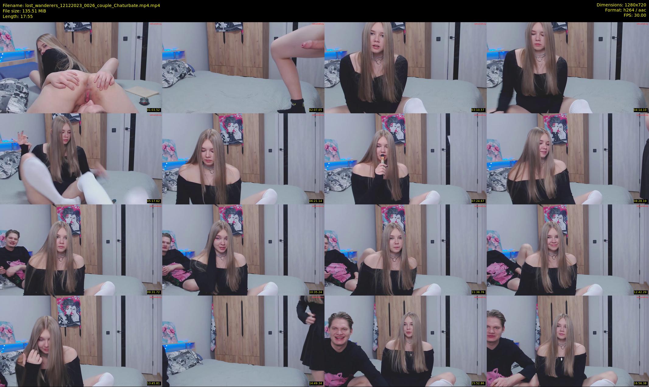lost_wanderers — 18 minute Chaturbate couple cam show recording, 720p, Dec 12, 2023