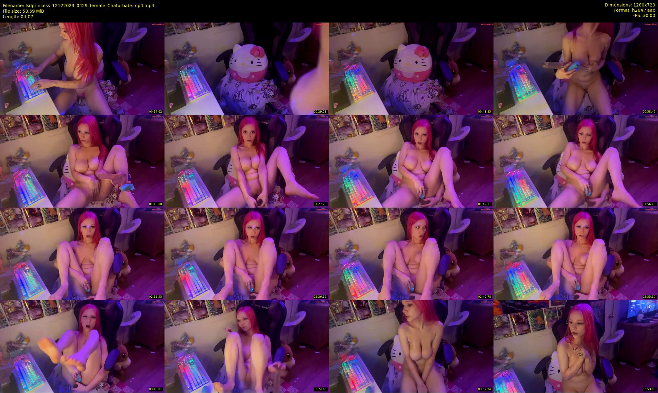 lsdprincess — 5 minute Chaturbate female cam show recording, 720p, Dec 12, 2023