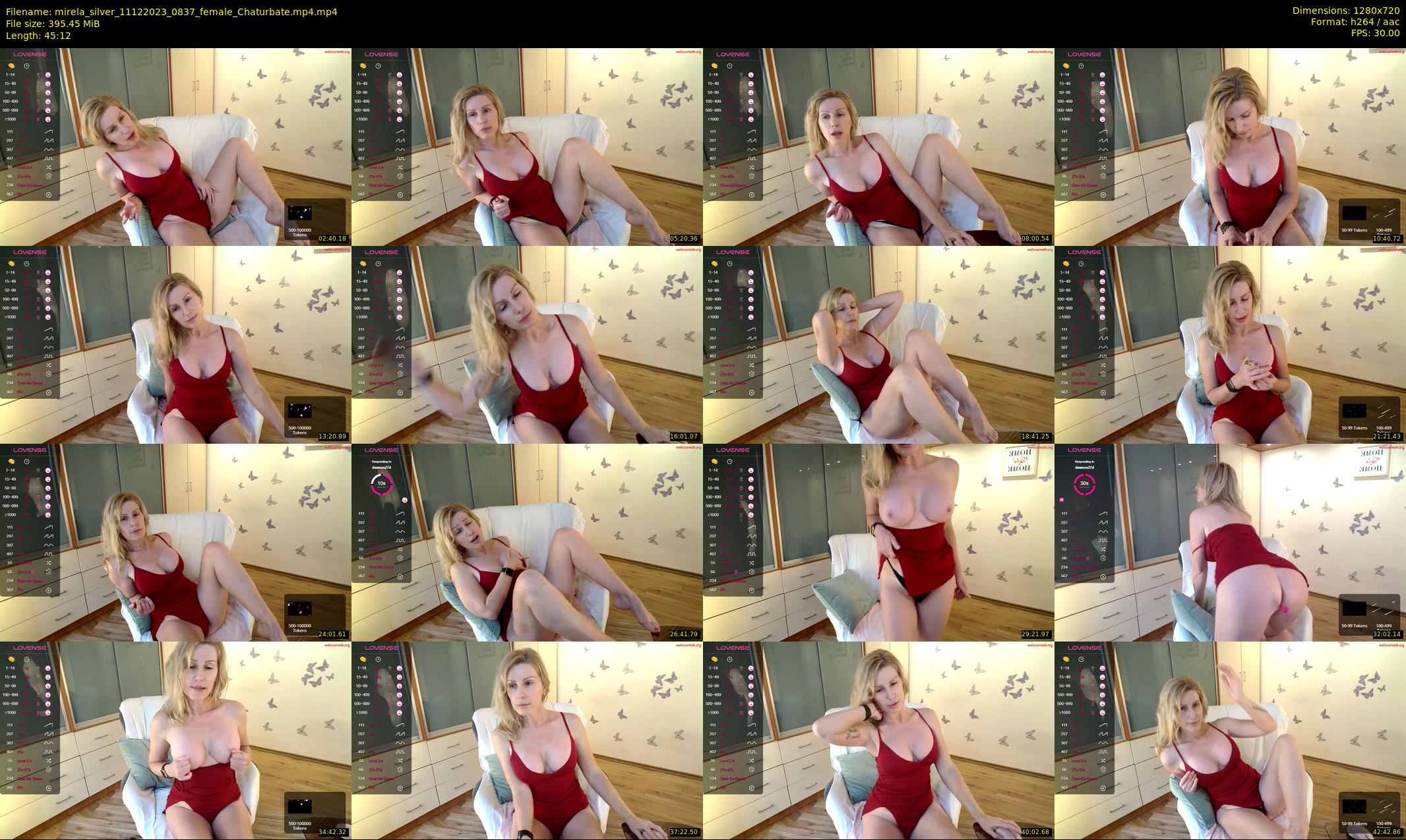 mirela_silver — 46 minute Chaturbate female cam show recording, 720p, Dec 11, 2023