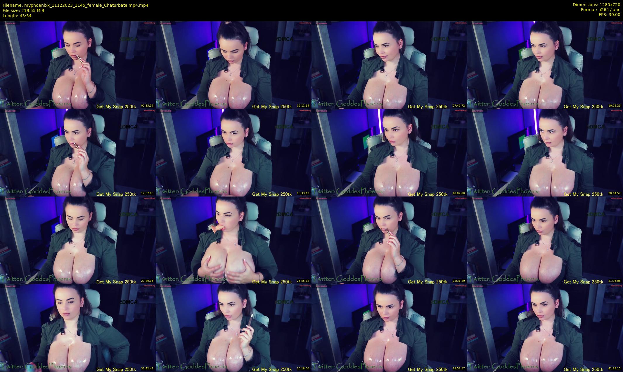 myphoenixx — 44 minute Chaturbate female cam show recording, 720p, Dec 11, 2023