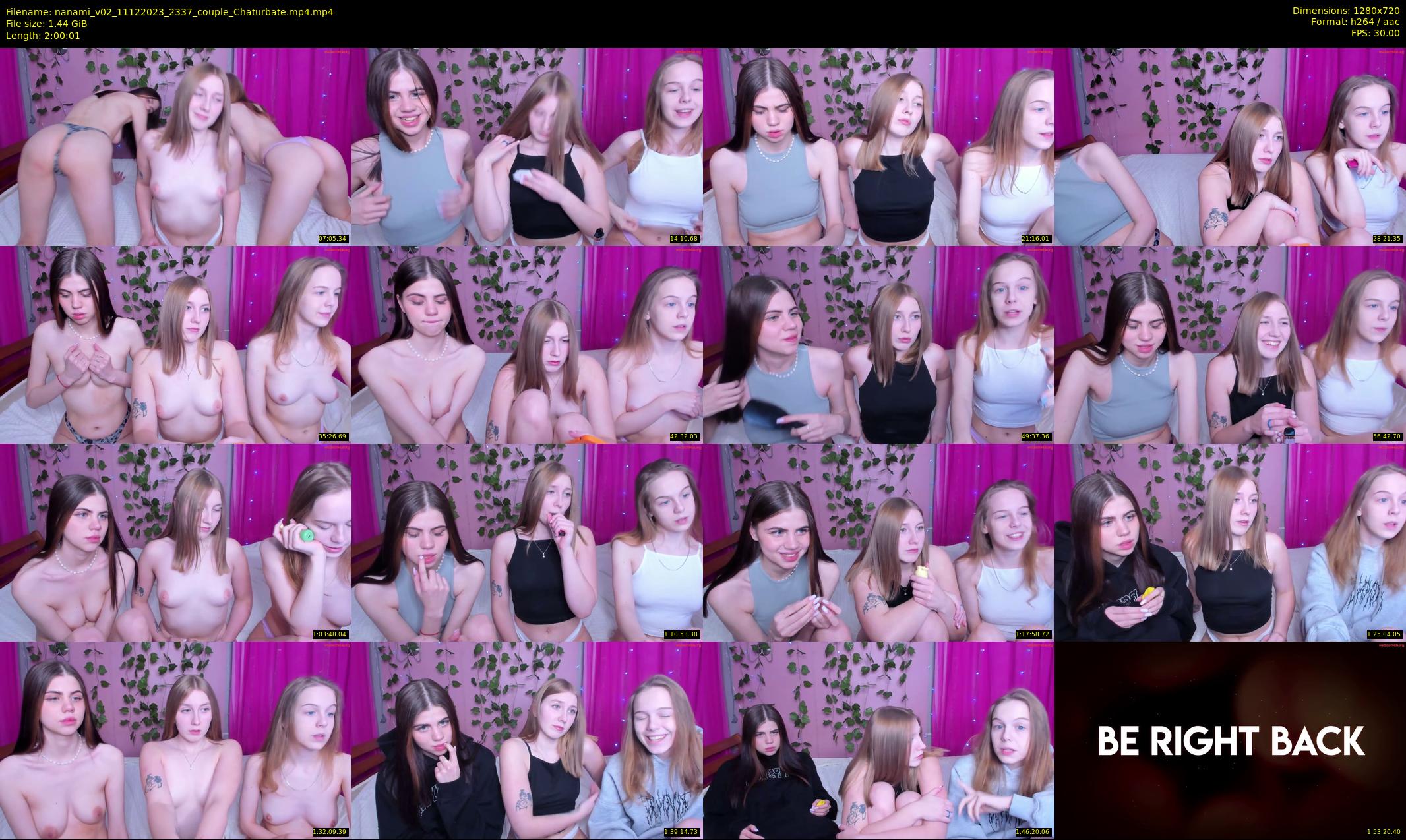 nanami_v02 — 121 minute Chaturbate couple cam show recording, 720p, Dec 11, 2023