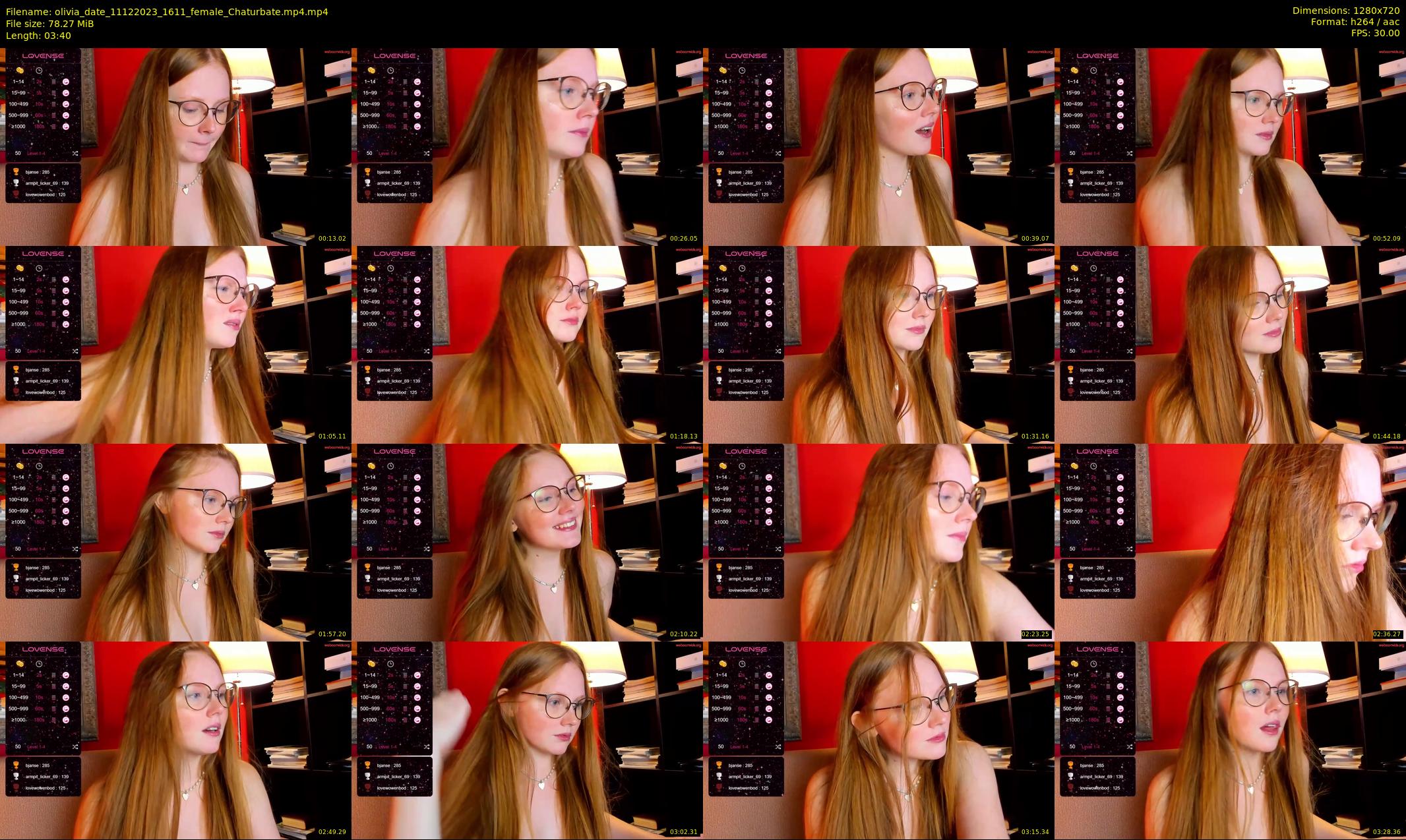 olivia_date — 4 minute Chaturbate female cam show recording, 720p, Dec 11, 2023