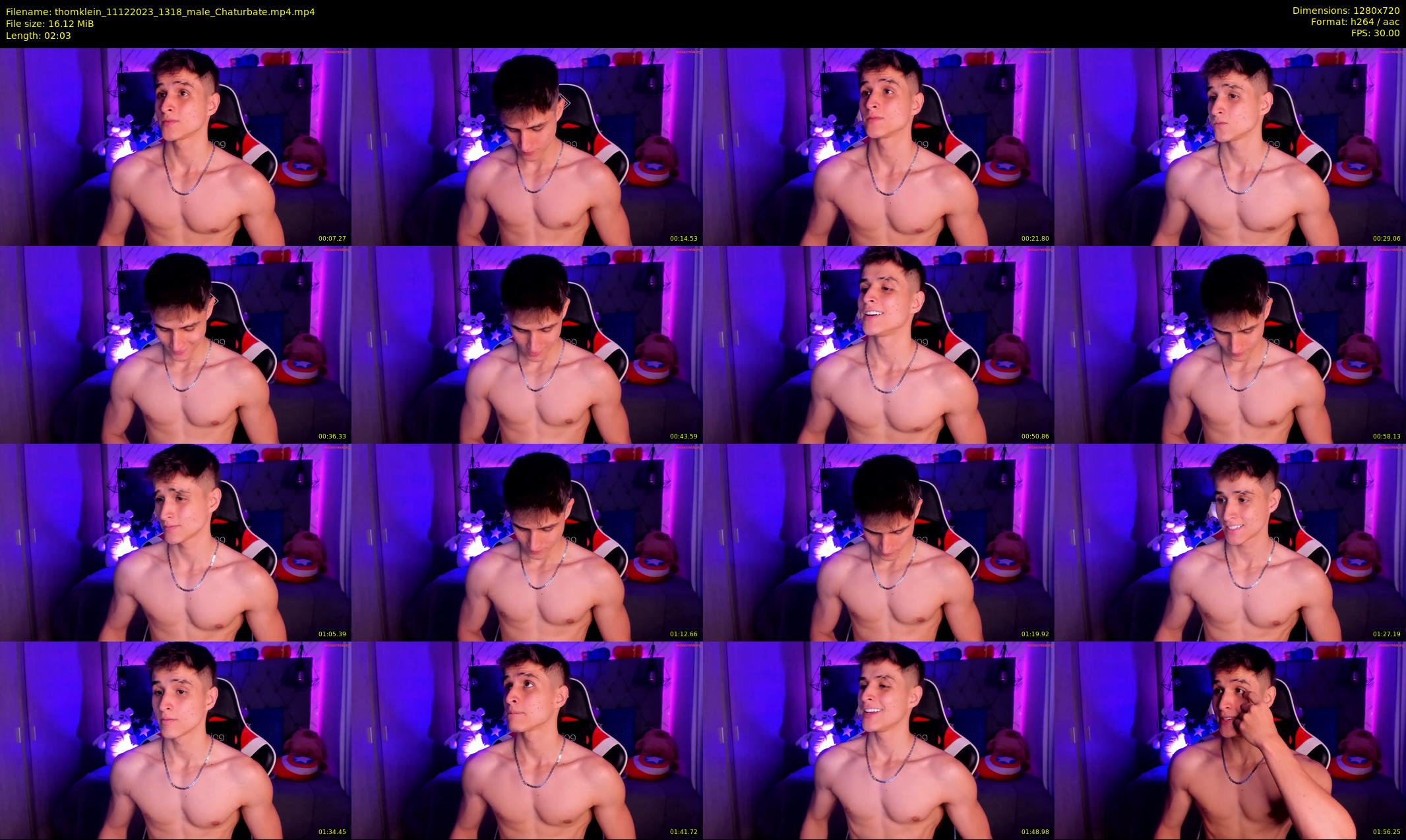 thomklein — 3 minute Chaturbate male cam show recording, 720p, Dec 11, 2023