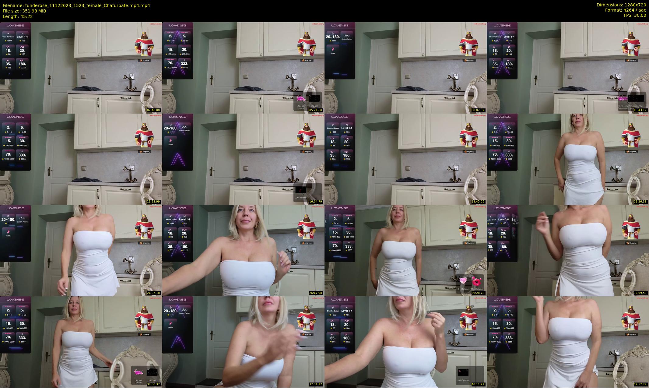 tunderose — 46 minute Chaturbate female cam show recording, 720p, Dec 11, 2023