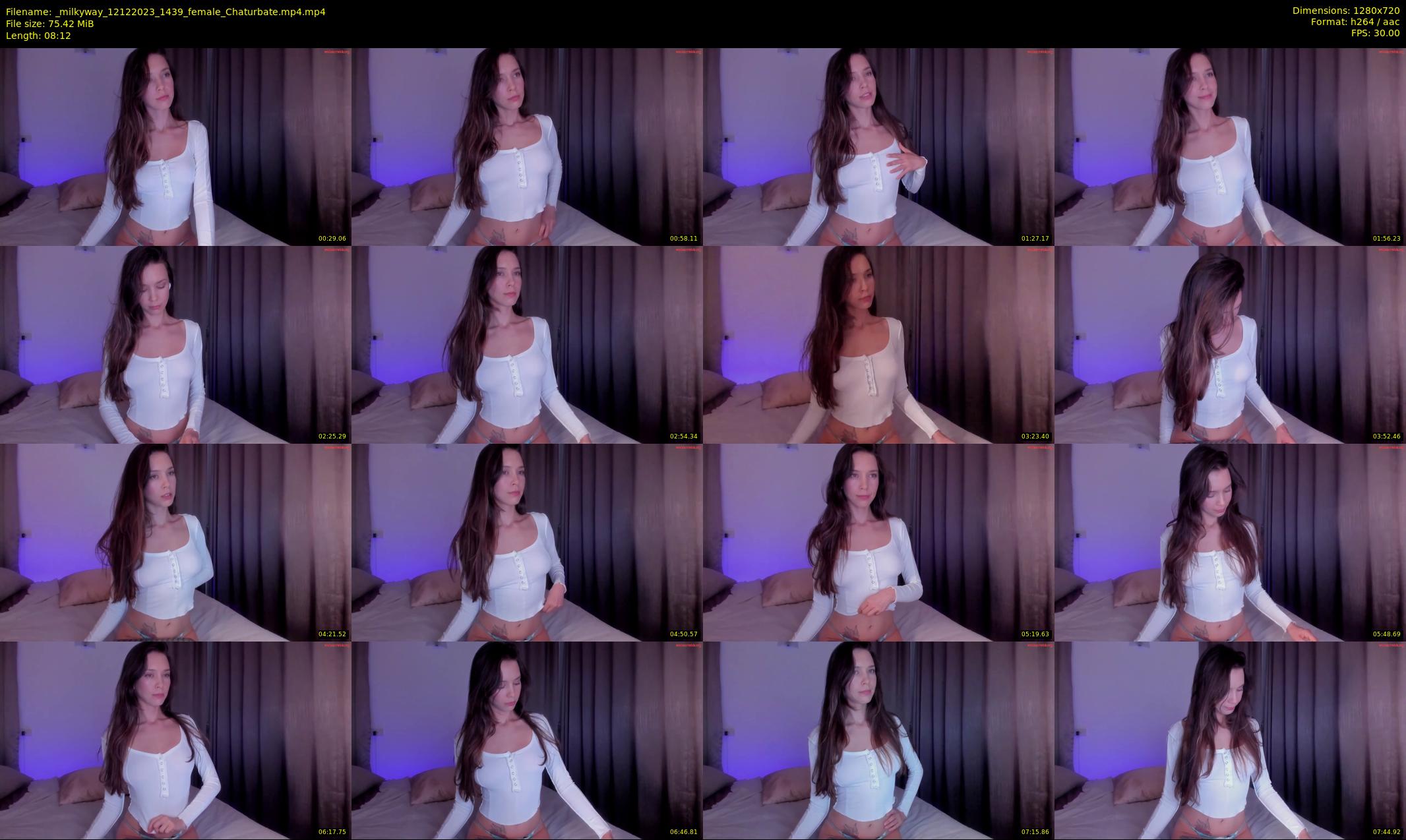 _milkyway — 9 minute Chaturbate female cam show recording, 720p, Dec 12, 2023