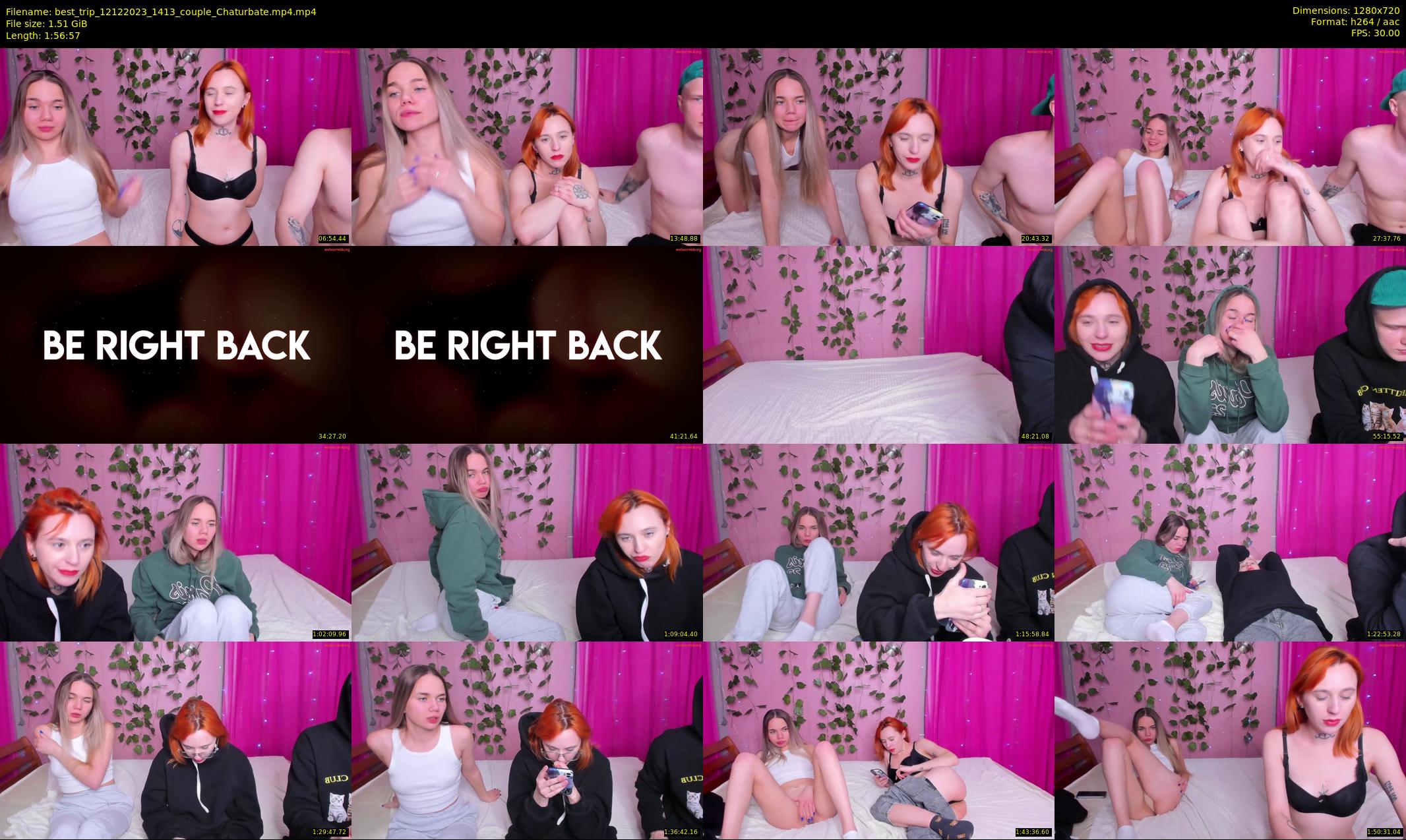 best_trip — 117 minute Chaturbate couple cam show recording, 720p, Dec 12, 2023