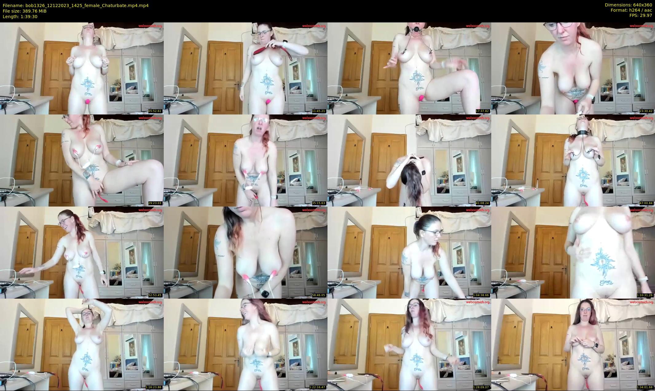 bob1326 — 100 minute Chaturbate female cam show recording, 360p, Dec 12, 2023
