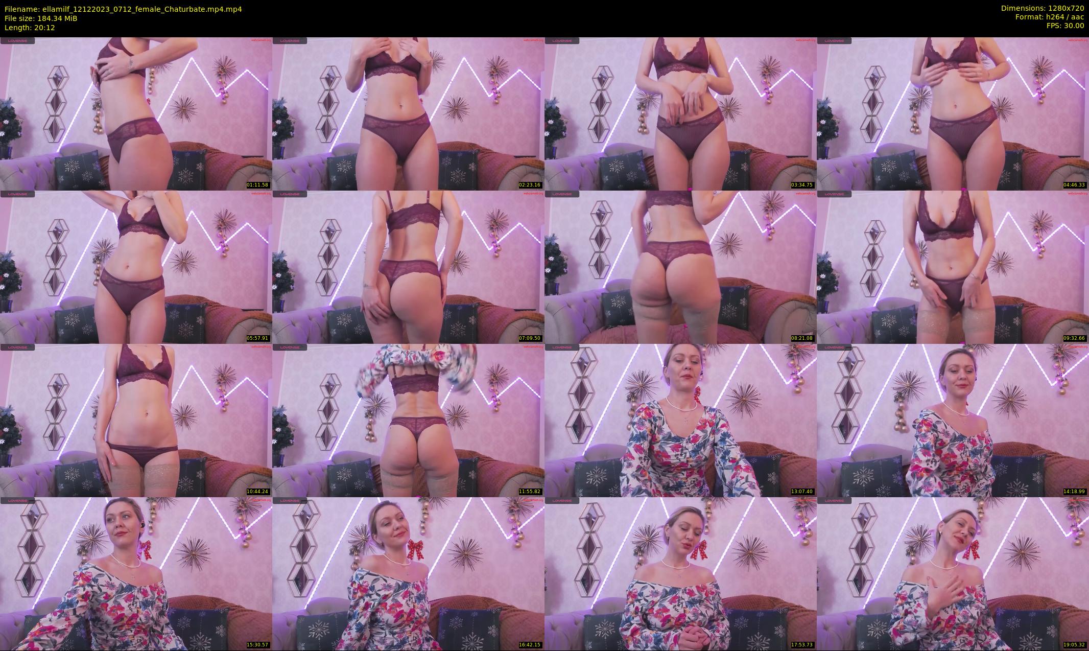 ellamilf — 21 minute Chaturbate female cam show recording, 720p, Dec 12, 2023
