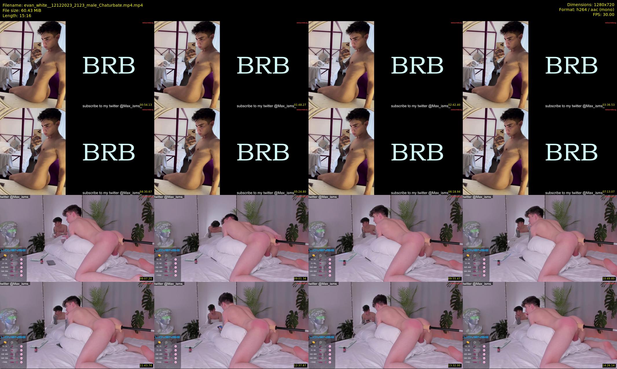 evan_white_ — 16 minute Chaturbate male cam show recording, 720p, Dec 12, 2023