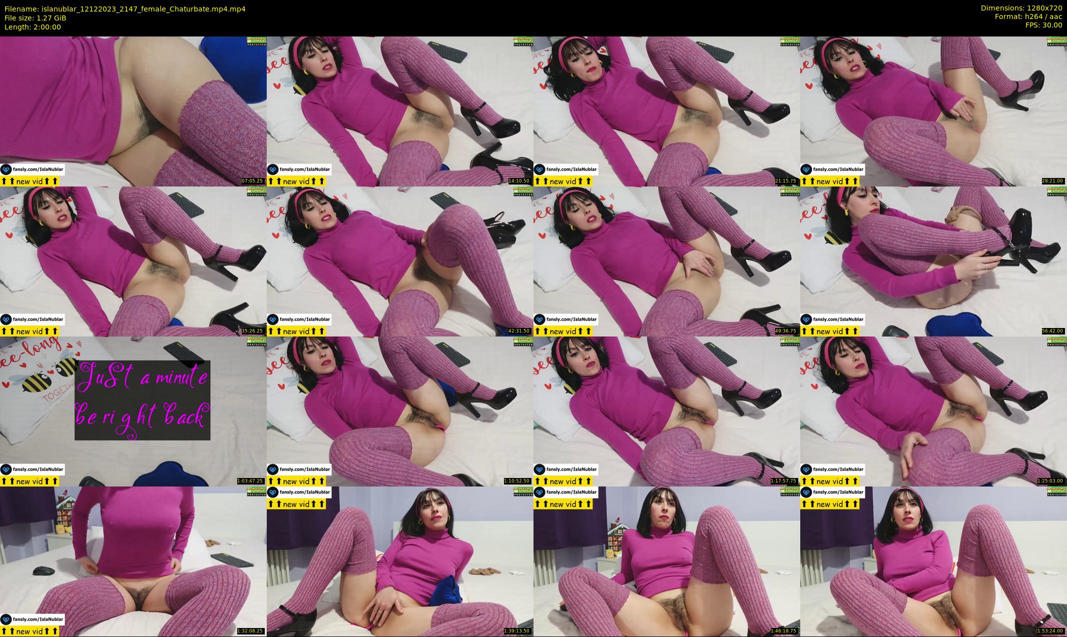 islanublar — 120 minute Chaturbate female cam show recording, 720p, Dec 12, 2023
