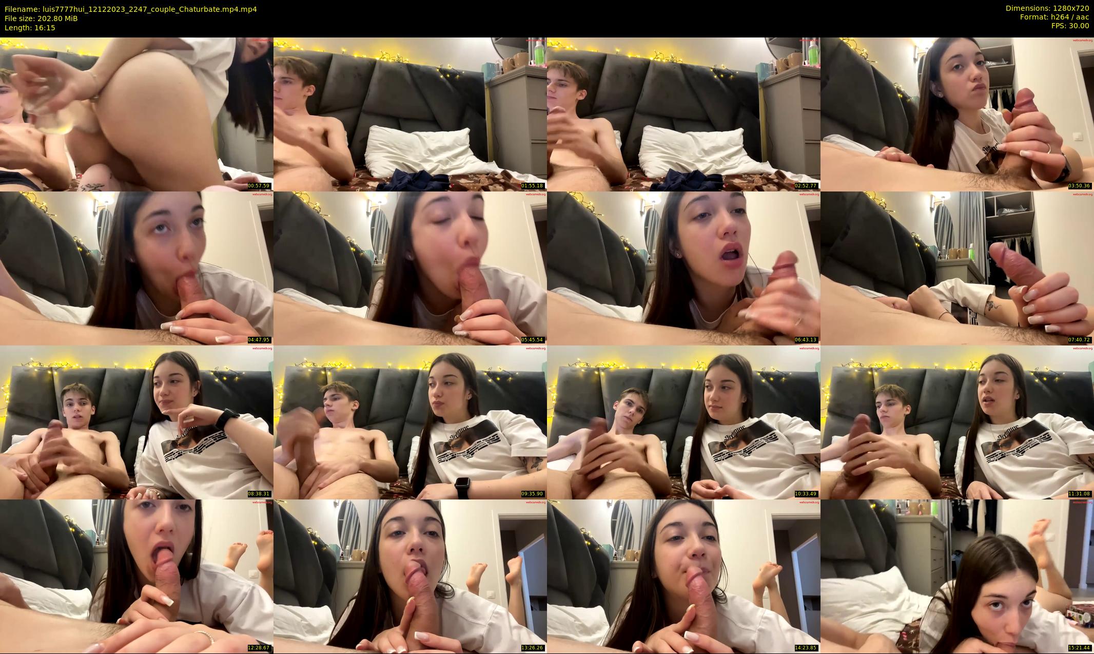 luis7777hui — 17 minute Chaturbate couple cam show recording, 720p, Dec 12, 2023