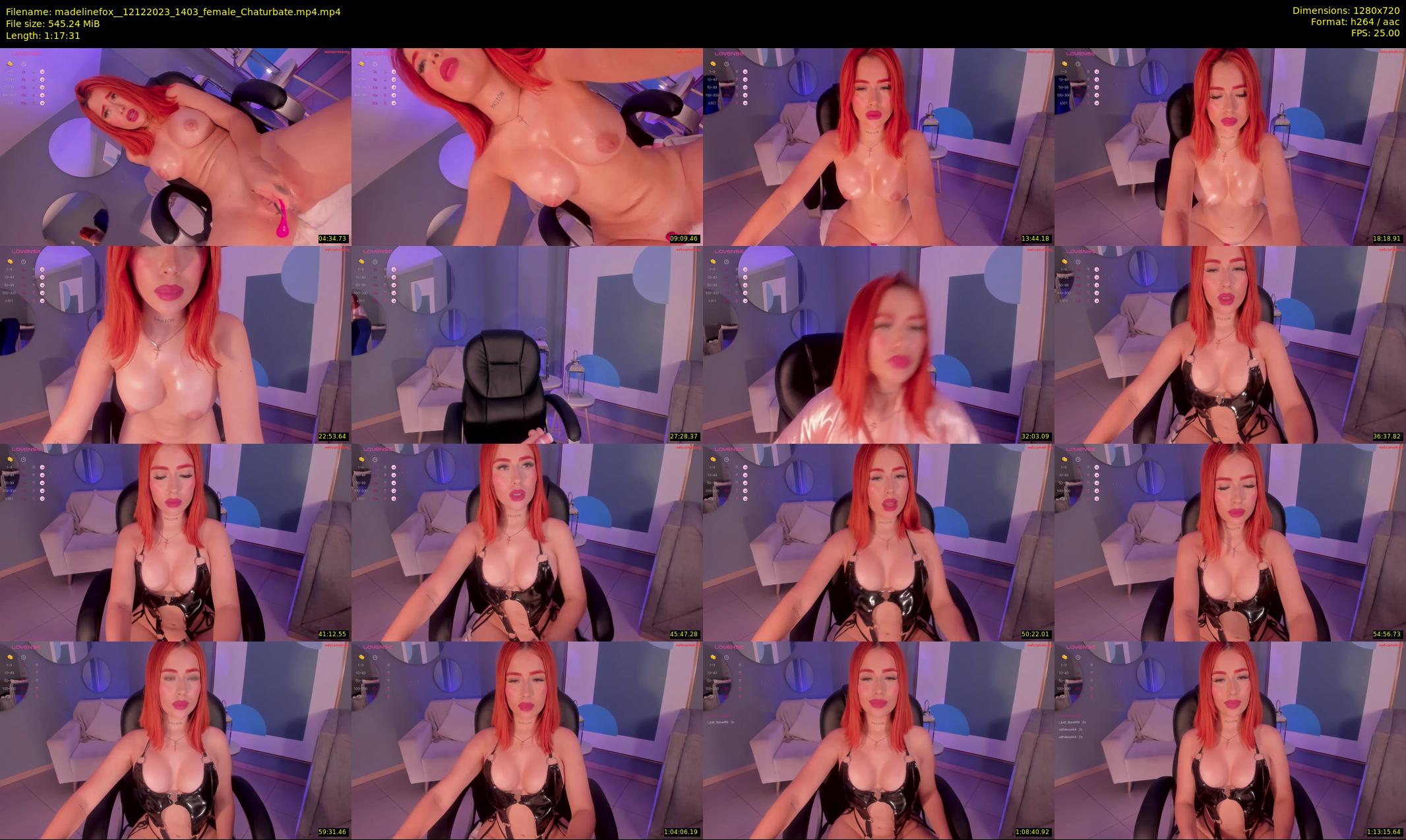 madelinefox_ — 78 minute Chaturbate female cam show recording, 720p, Dec 12, 2023