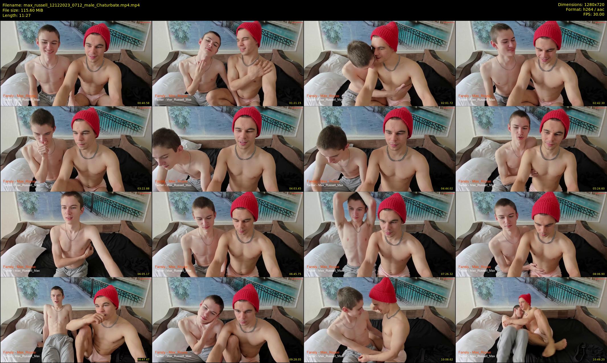 max_russell — 12 minute Chaturbate male cam show recording, 720p, Dec 12, 2023