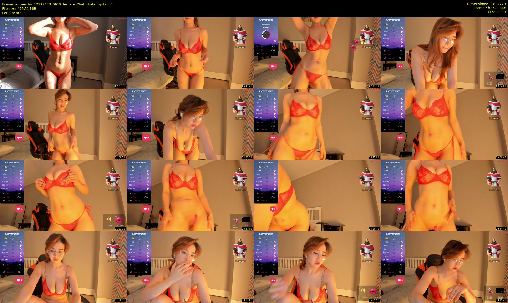 mei_tin — 41 minute Chaturbate female cam show recording, 720p, Dec 12, 2023