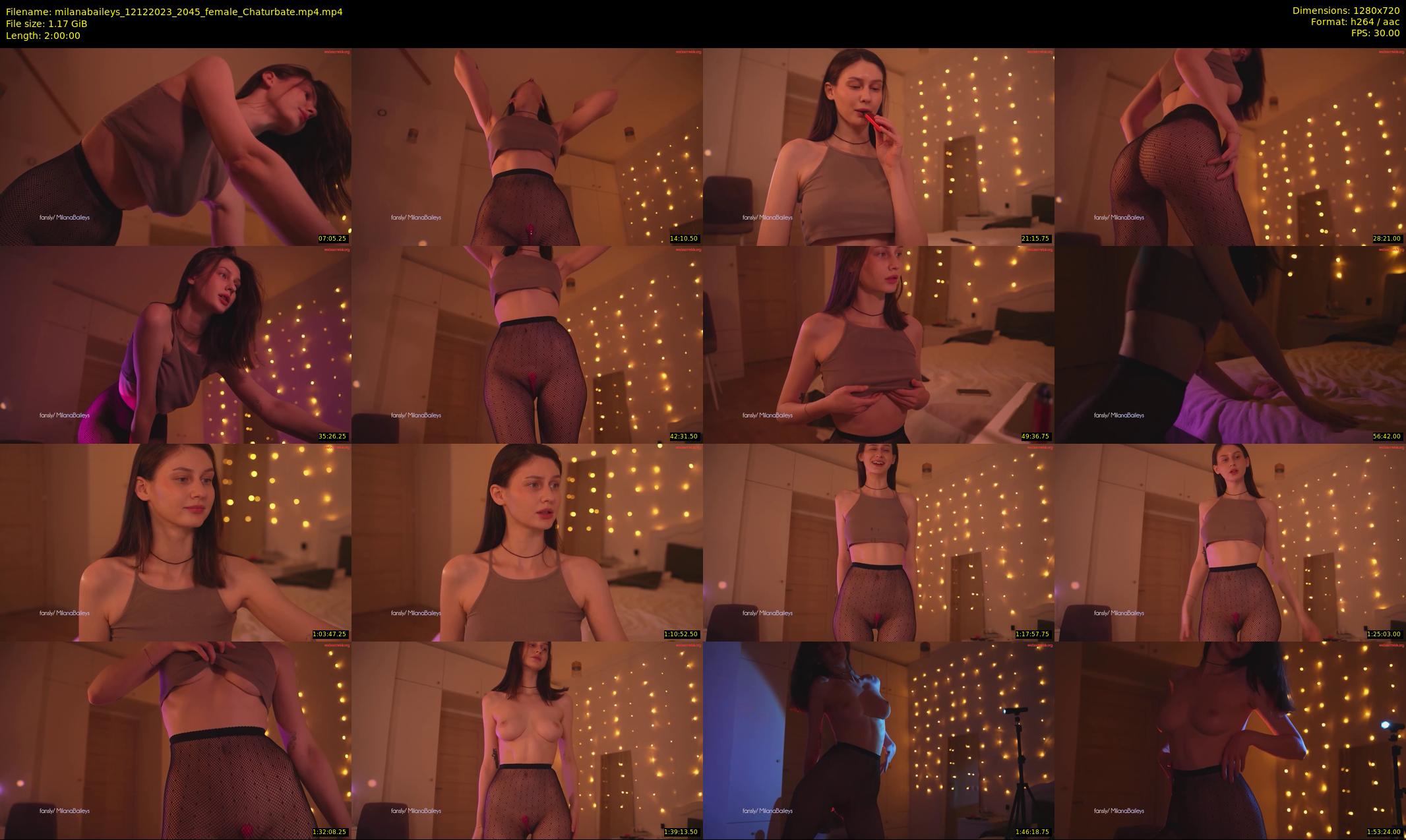 milanabaileys — 120 minute Chaturbate female cam show recording, 720p, Dec 12, 2023