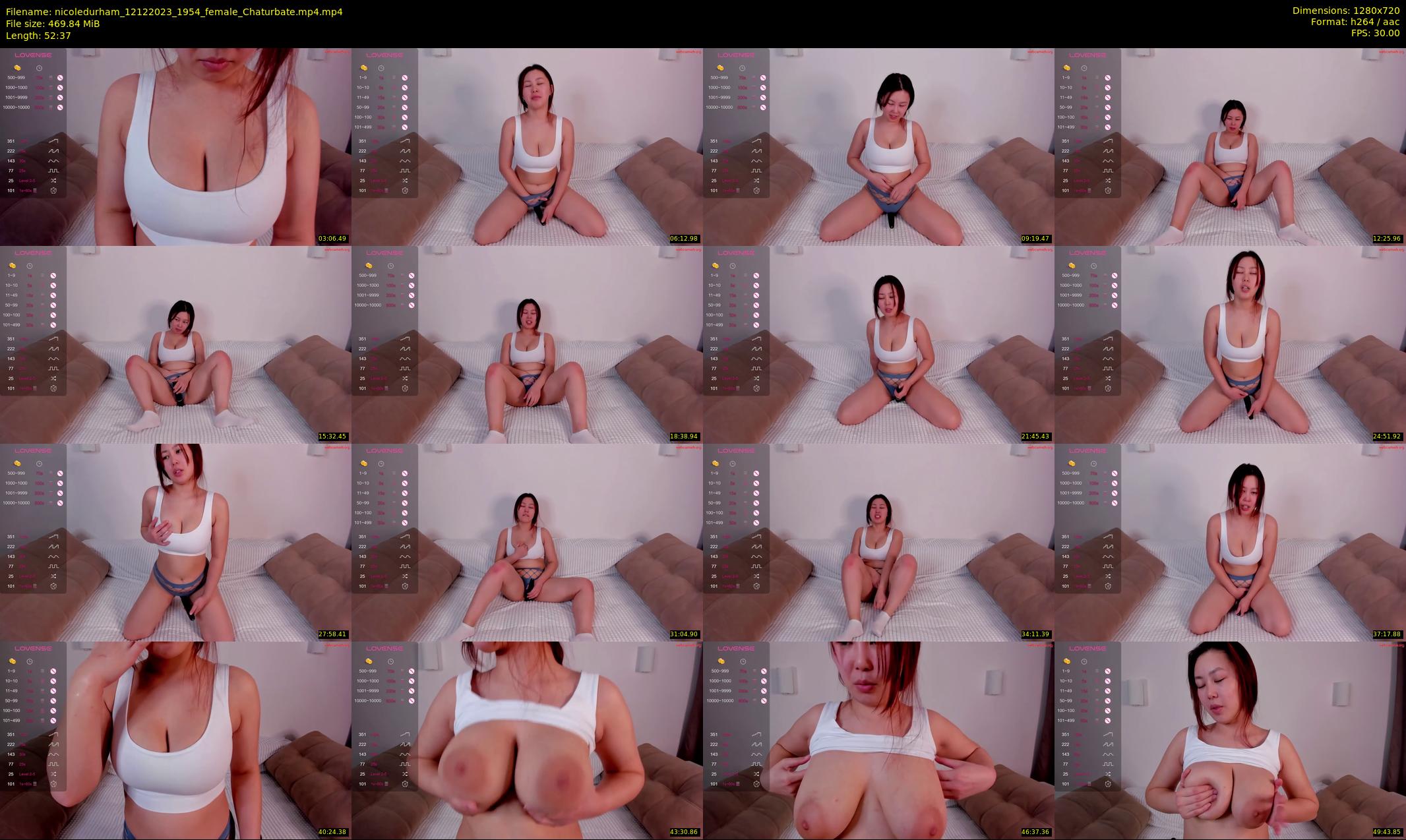nicoledurham — 53 minute Chaturbate female cam show recording, 720p, Dec 12, 2023