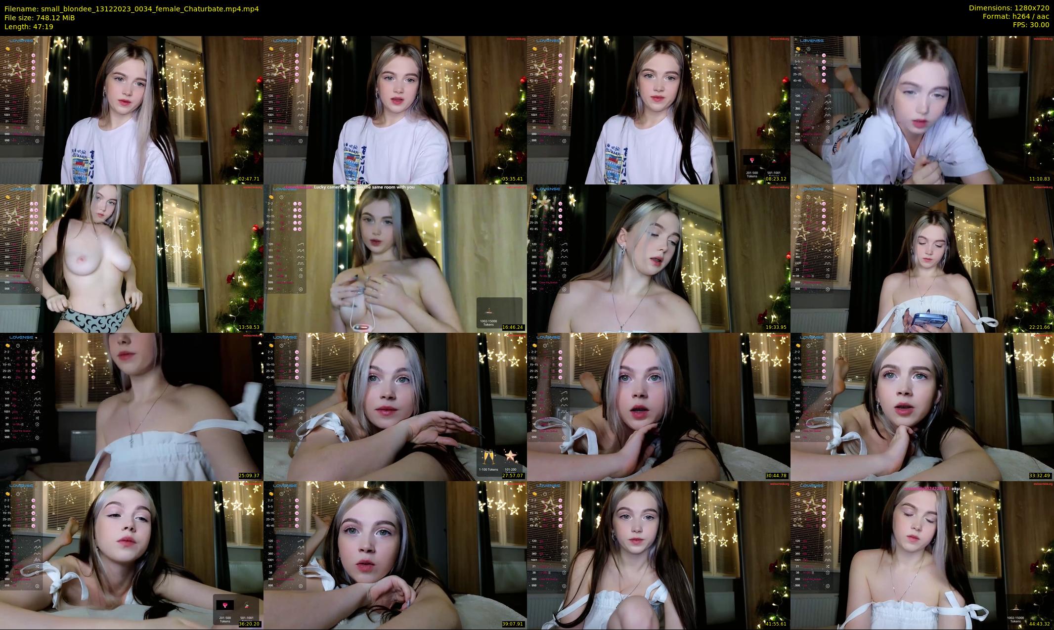 small_blondee — 48 minute Chaturbate female cam show recording, 720p, Dec 13, 2023