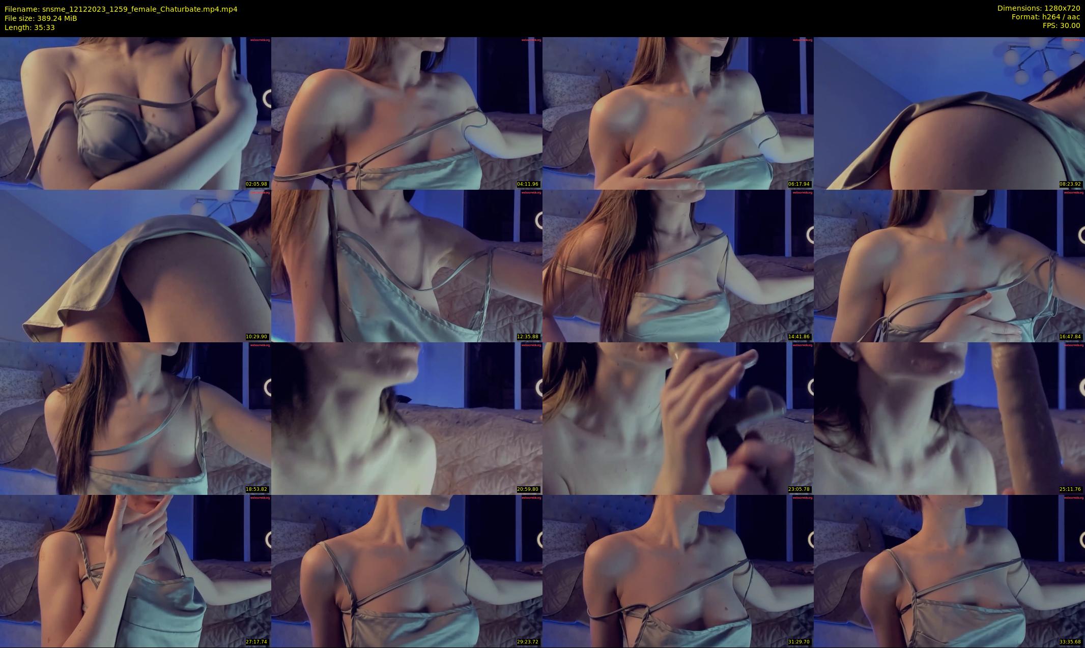 snsme — 36 minute Chaturbate female cam show recording, 720p, Dec 12, 2023