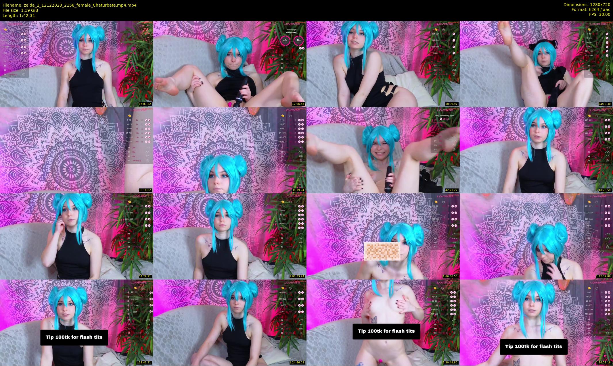 zelda_1 — 103 minute Chaturbate female cam show recording, 720p, Dec 12, 2023