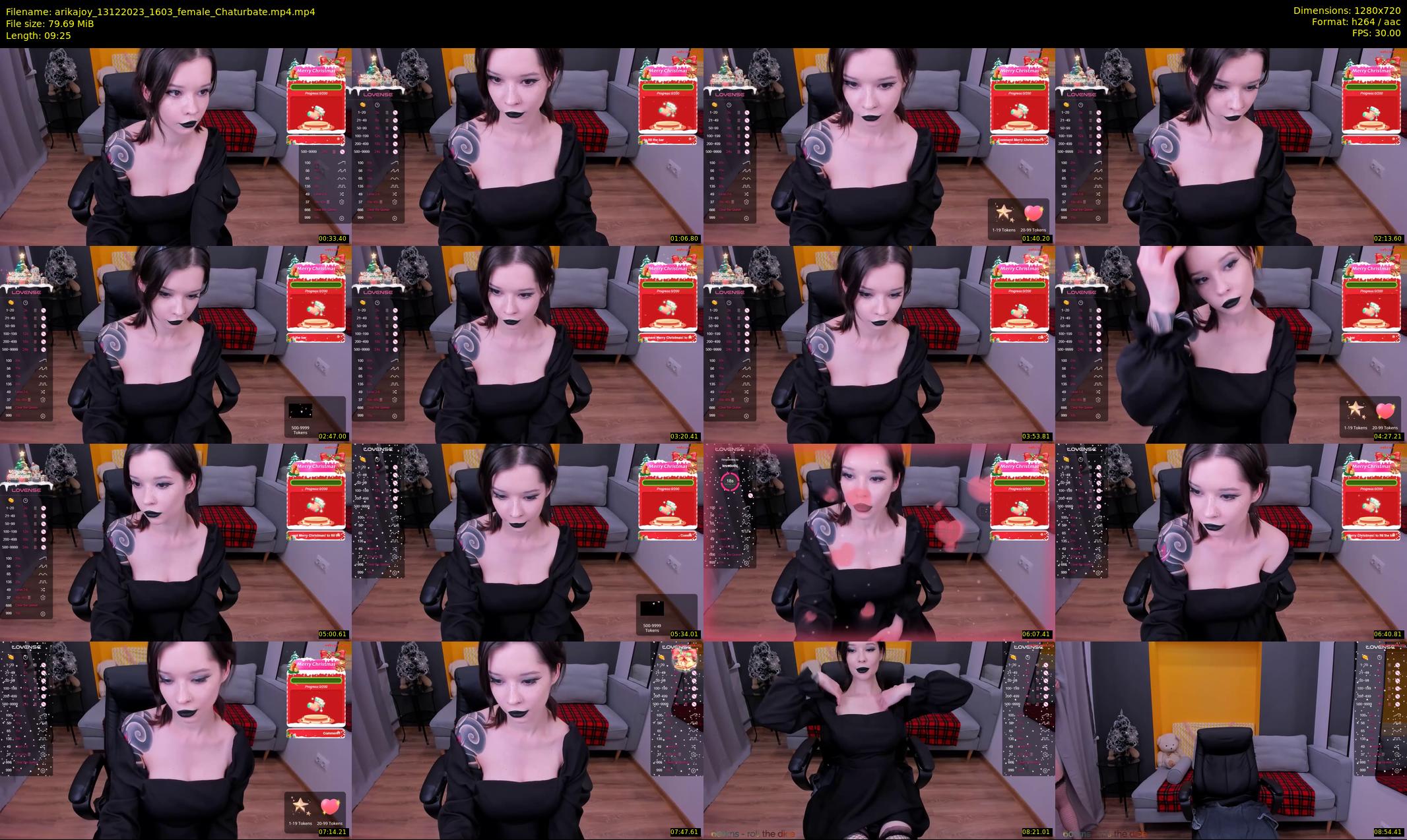 arikajoy — 10 minute Chaturbate female cam show recording, 720p, Dec 13, 2023