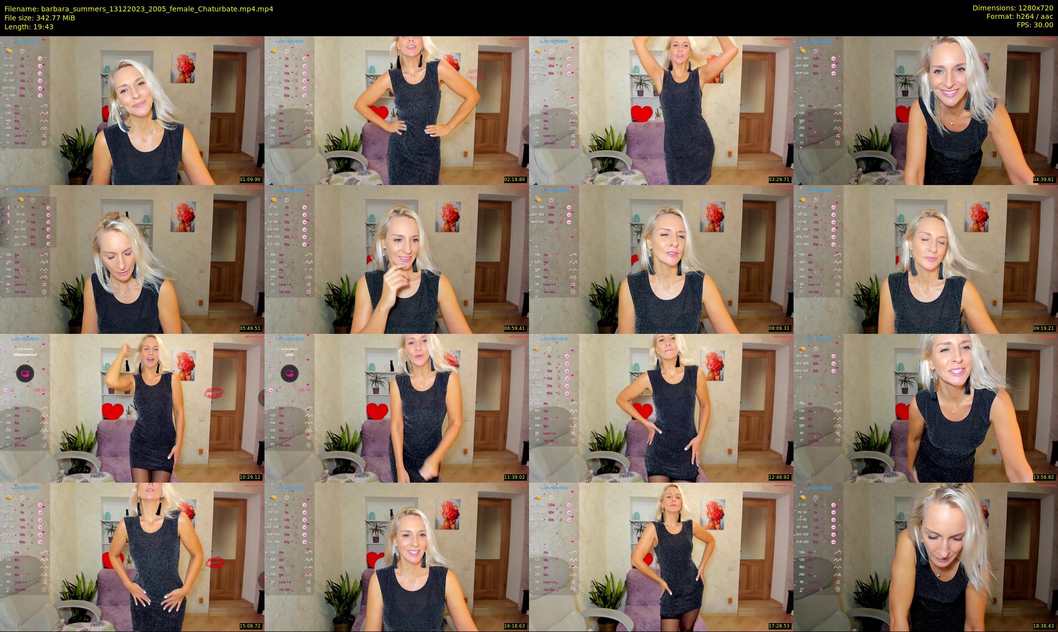barbara_summers — 20 minute Chaturbate female cam show recording, 720p, Dec 13, 2023