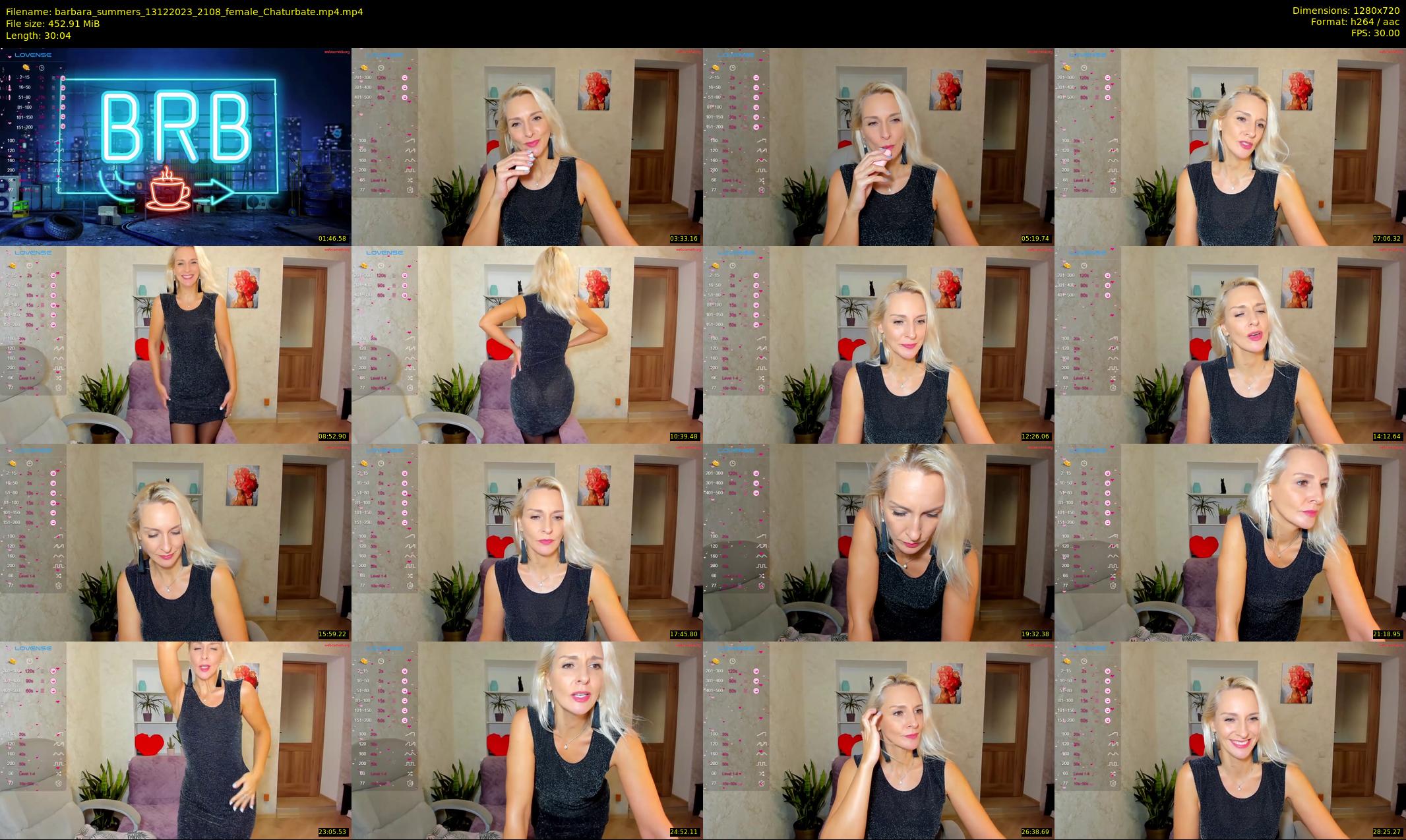 barbara_summers — 31 minute Chaturbate female cam show recording, 720p, Dec 13, 2023