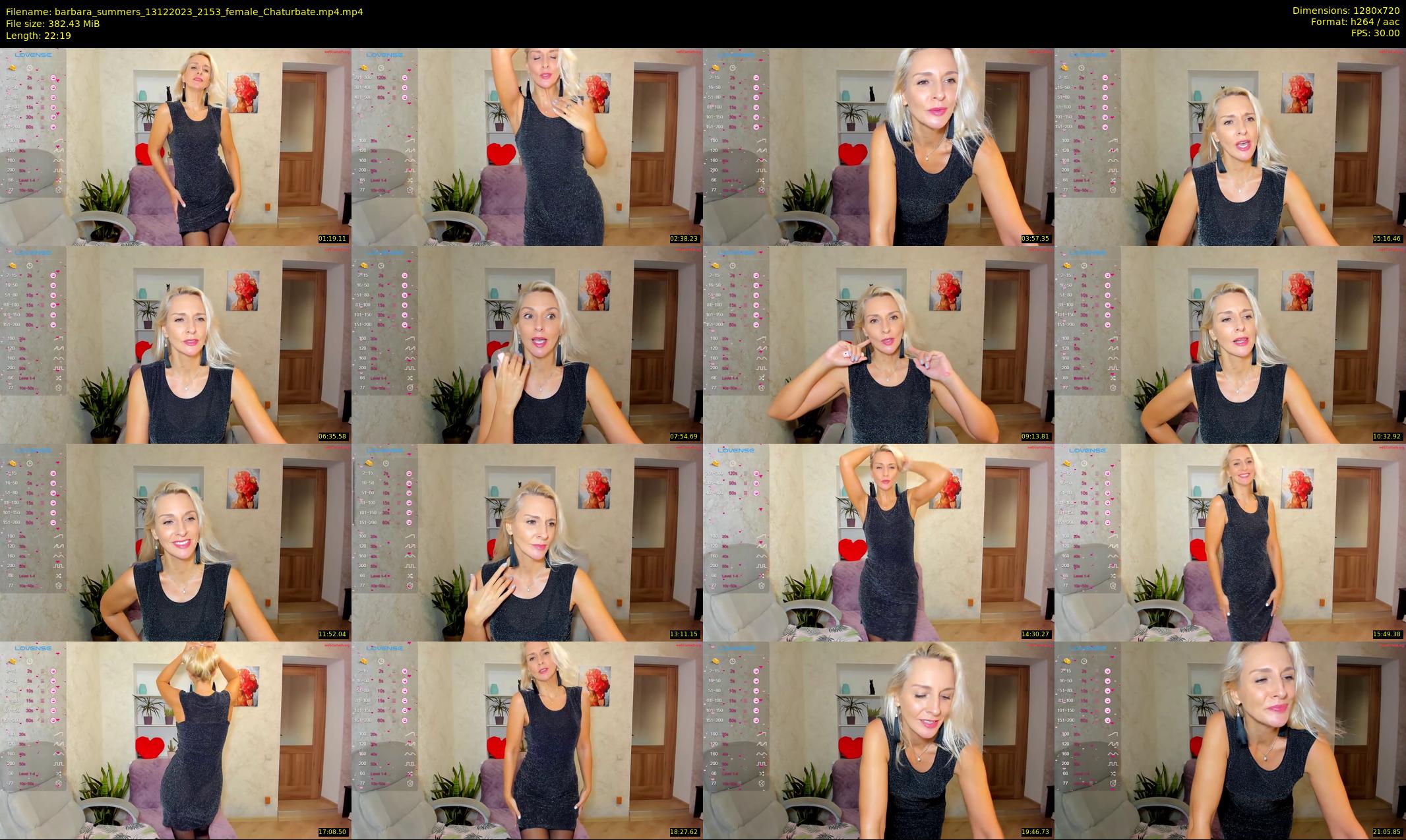 barbara_summers — 23 minute Chaturbate female cam show recording, 720p, Dec 13, 2023
