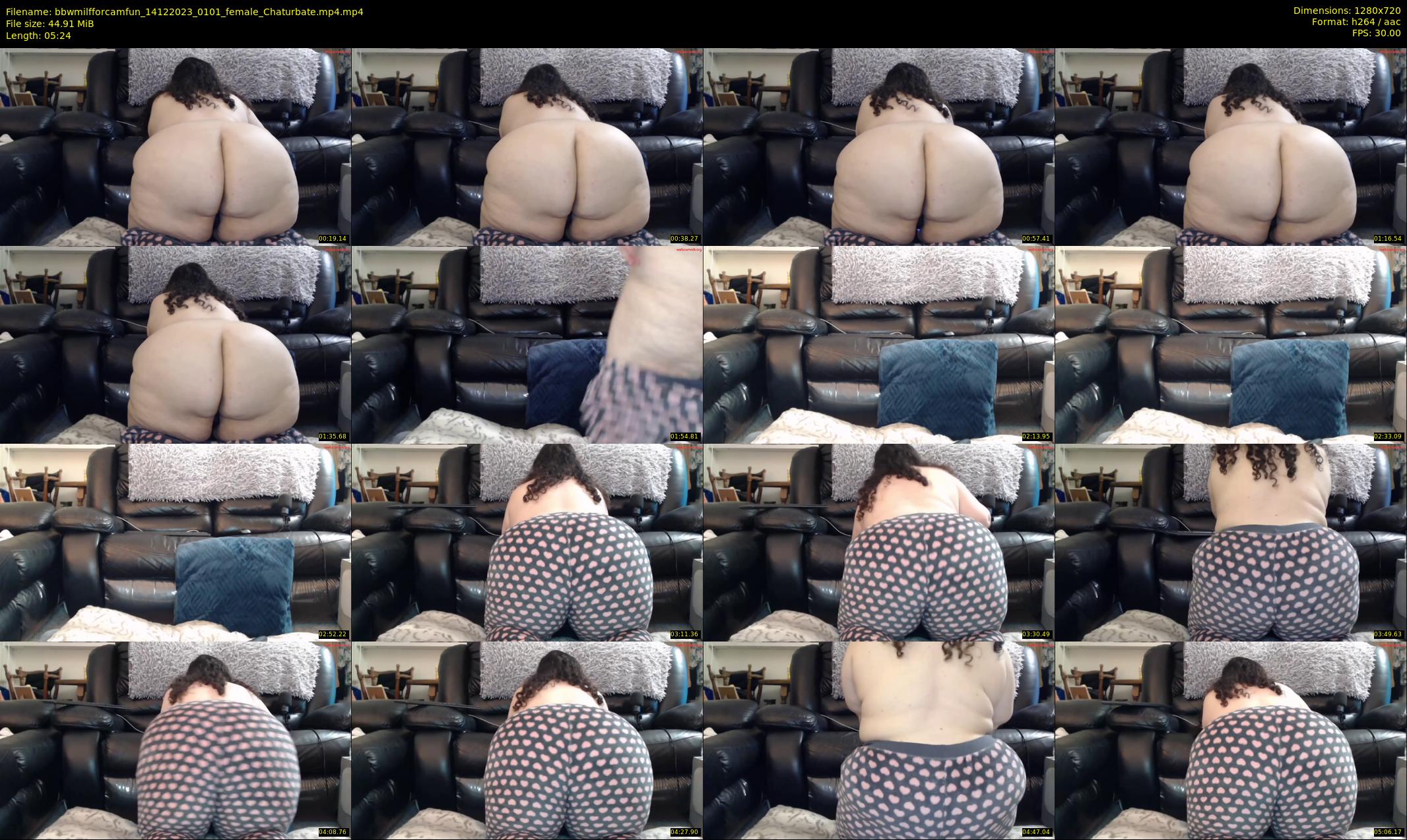 bbwmilfforcamfun — 6 minute Chaturbate female cam show recording, 720p, Dec 14, 2023