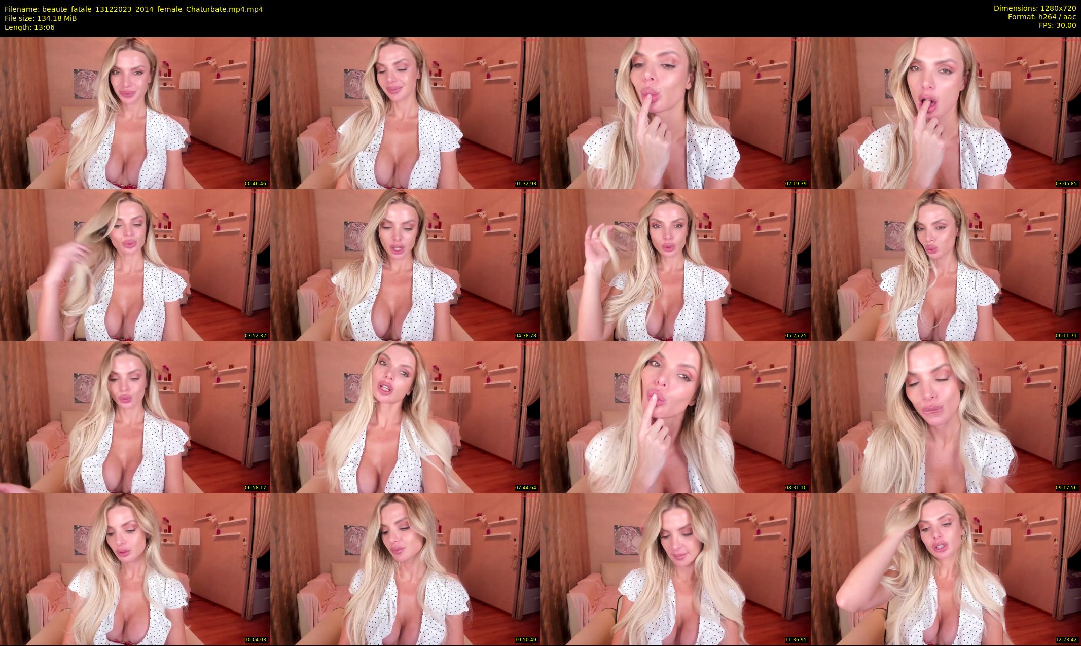 beaute_fatale — 14 minute Chaturbate female cam show recording, 720p, Dec 13, 2023