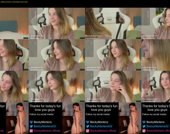 beckymartens — 52 minute Chaturbate female cam show recording, 720p, Dec 13, 2023