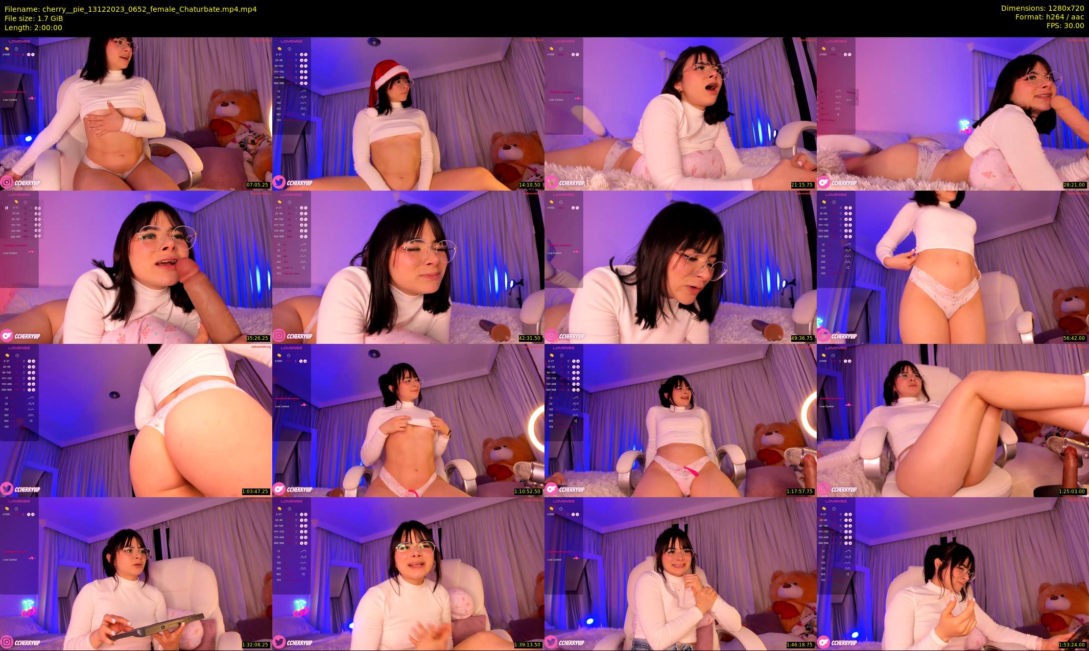 cherry__pie — 120 minute Chaturbate female cam show recording, 720p, Dec 13, 2023