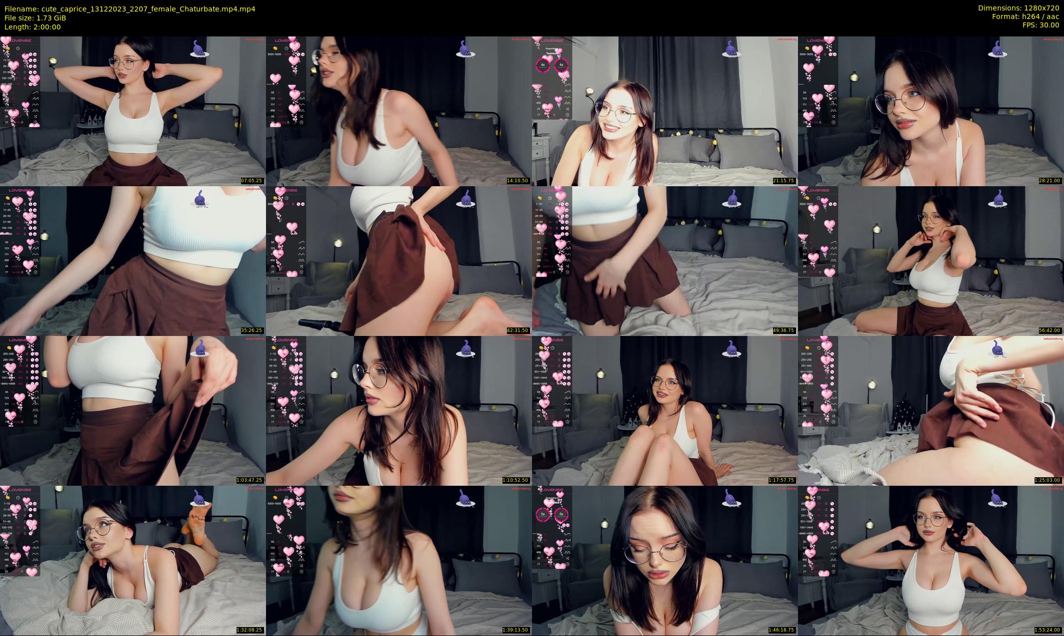 cute_caprice — 120 minute Chaturbate female cam show recording, 720p, Dec 13, 2023