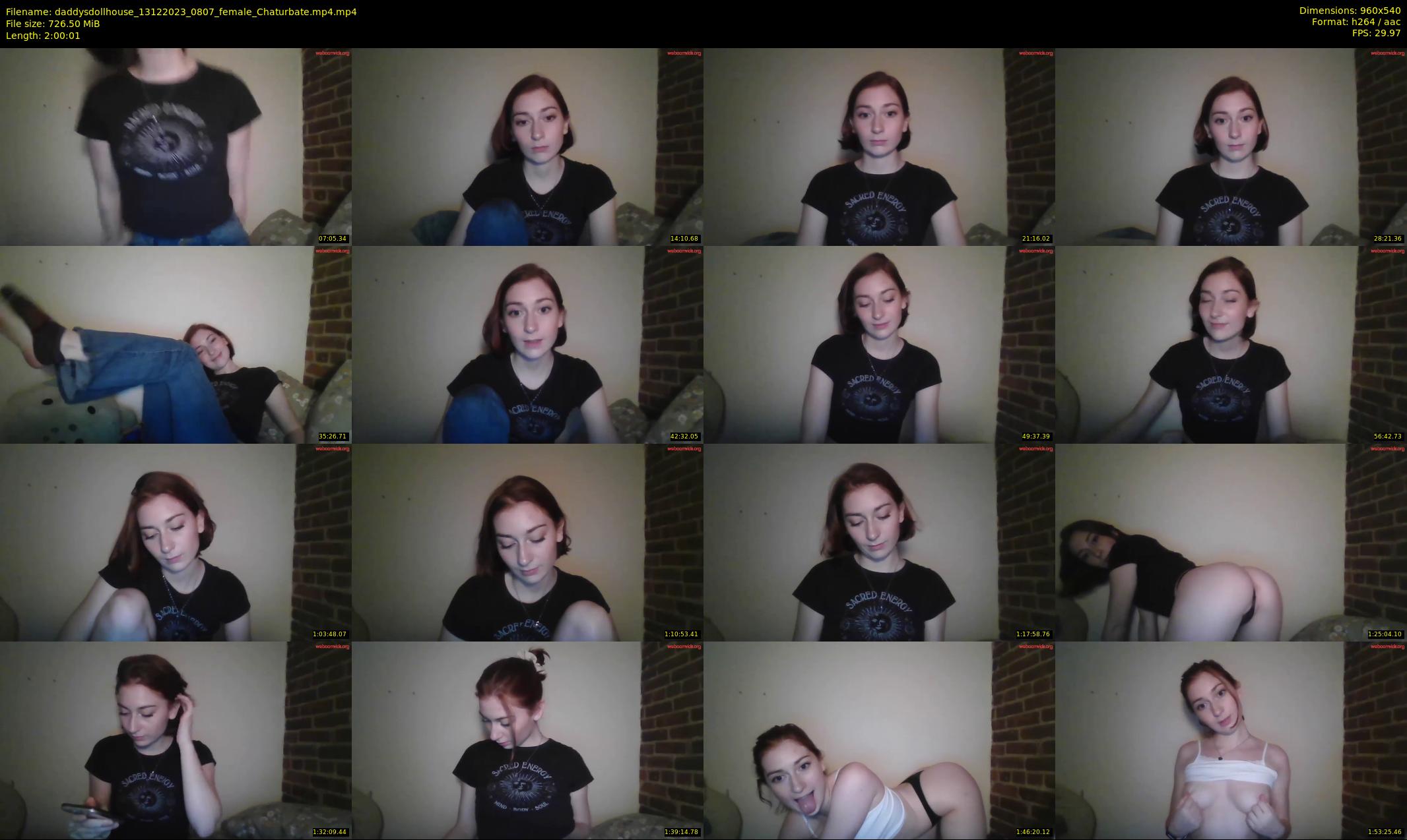 daddysdollhouse — 121 minute Chaturbate female cam show recording, 480p, Dec 13, 2023