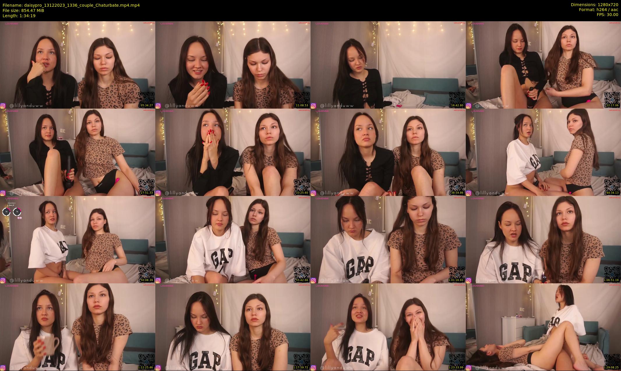 daisypro — 95 minute Chaturbate couple cam show recording, 720p, Dec 13, 2023
