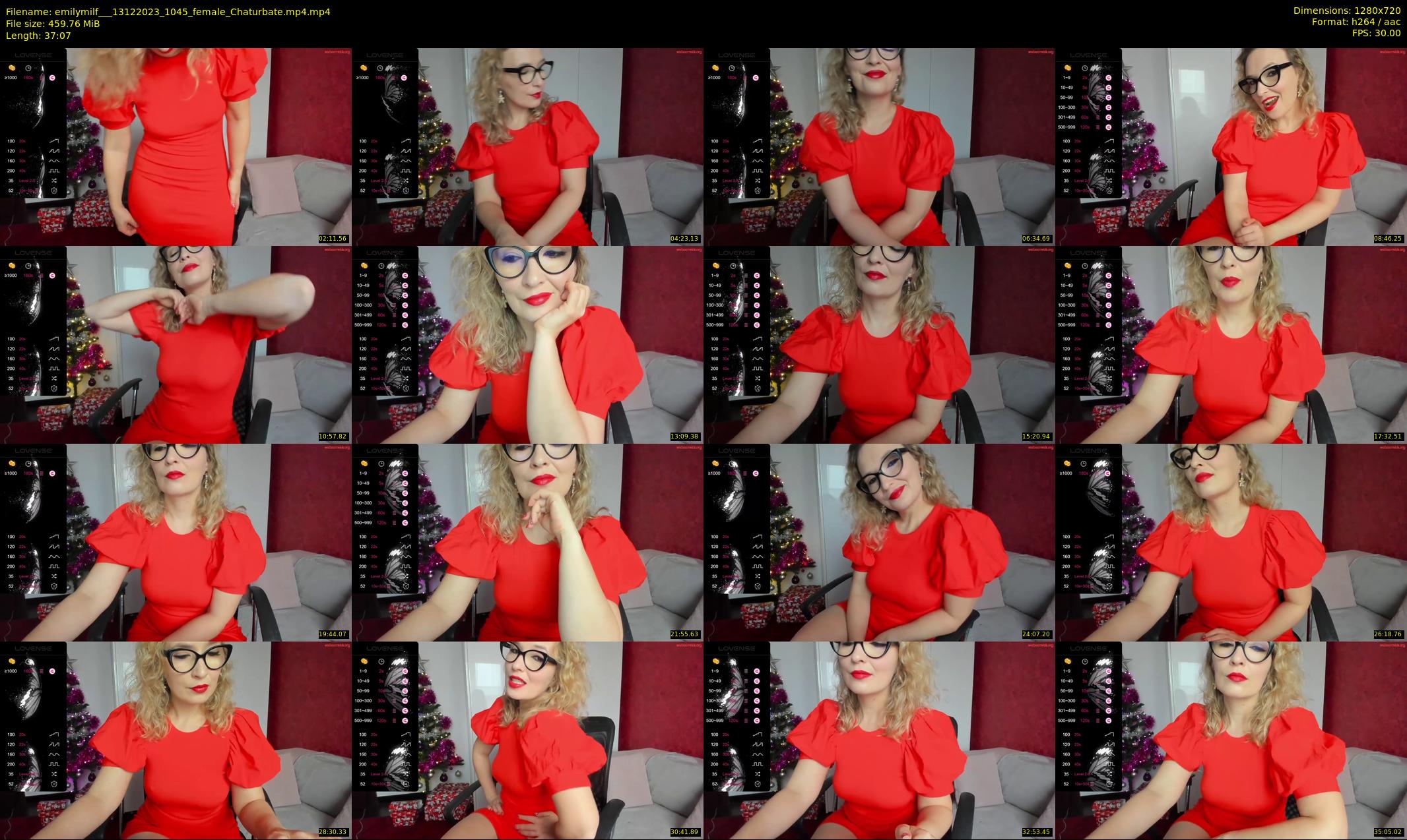 emilymilf__ — 38 minute Chaturbate female cam show recording, 720p, Dec 13, 2023