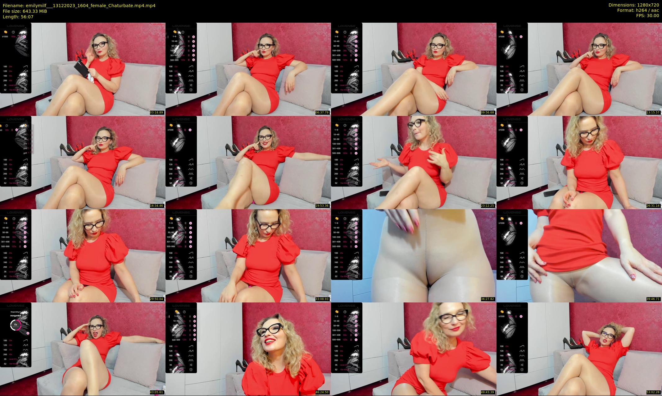 emilymilf__ — 57 minute Chaturbate female cam show recording, 720p, Dec 13, 2023
