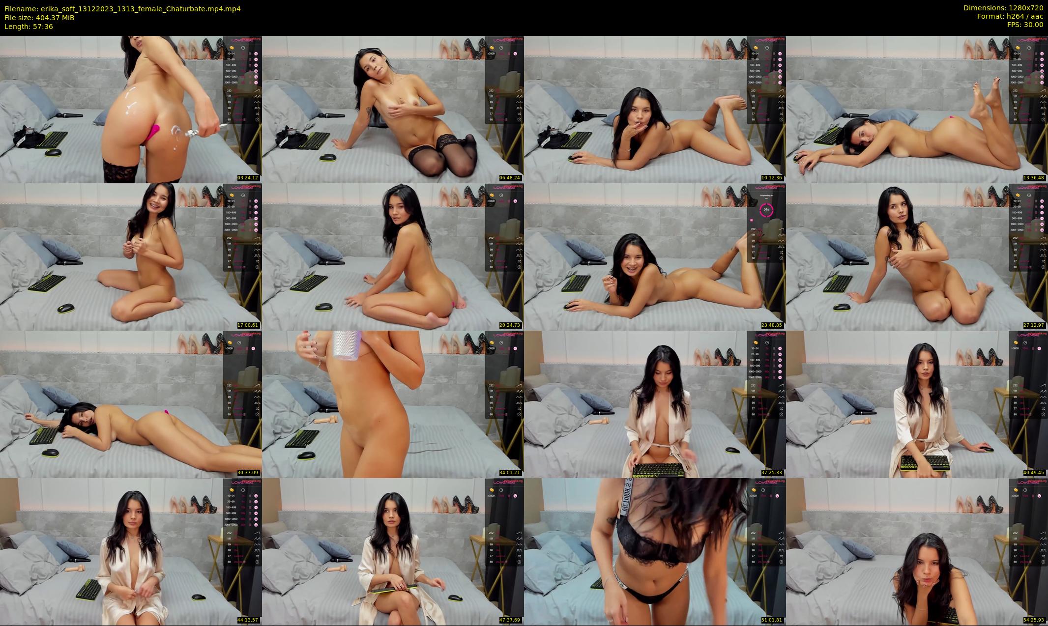 erika_soft — 58 minute Chaturbate female cam show recording, 720p, Dec 13, 2023