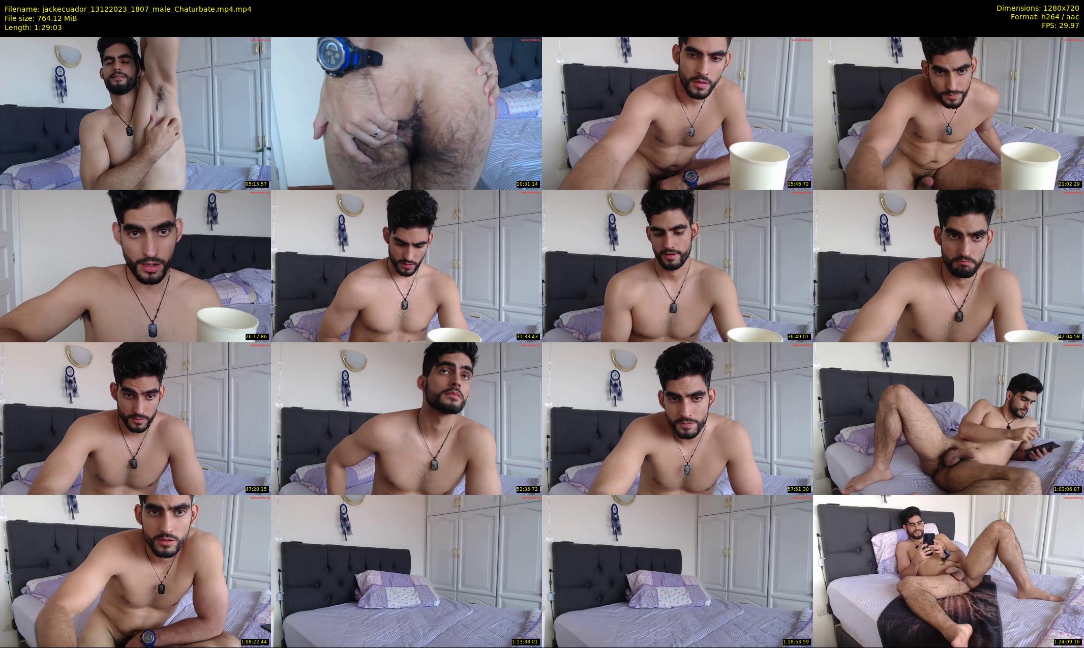 jackecuador — 90 minute Chaturbate male cam show recording, 720p, Dec 13, 2023
