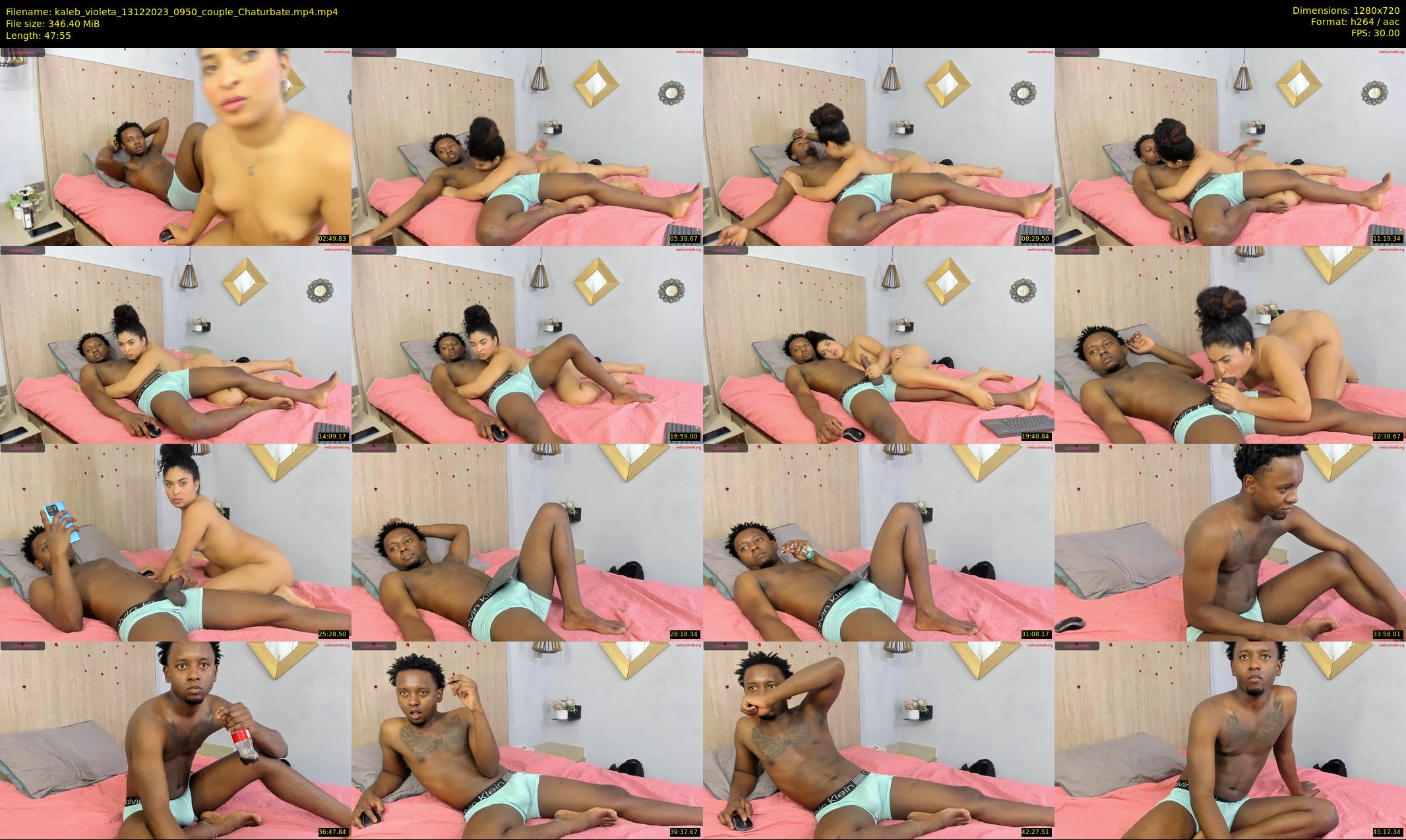 kaleb_violeta — 48 minute Chaturbate couple cam show recording, 720p, Dec 13, 2023