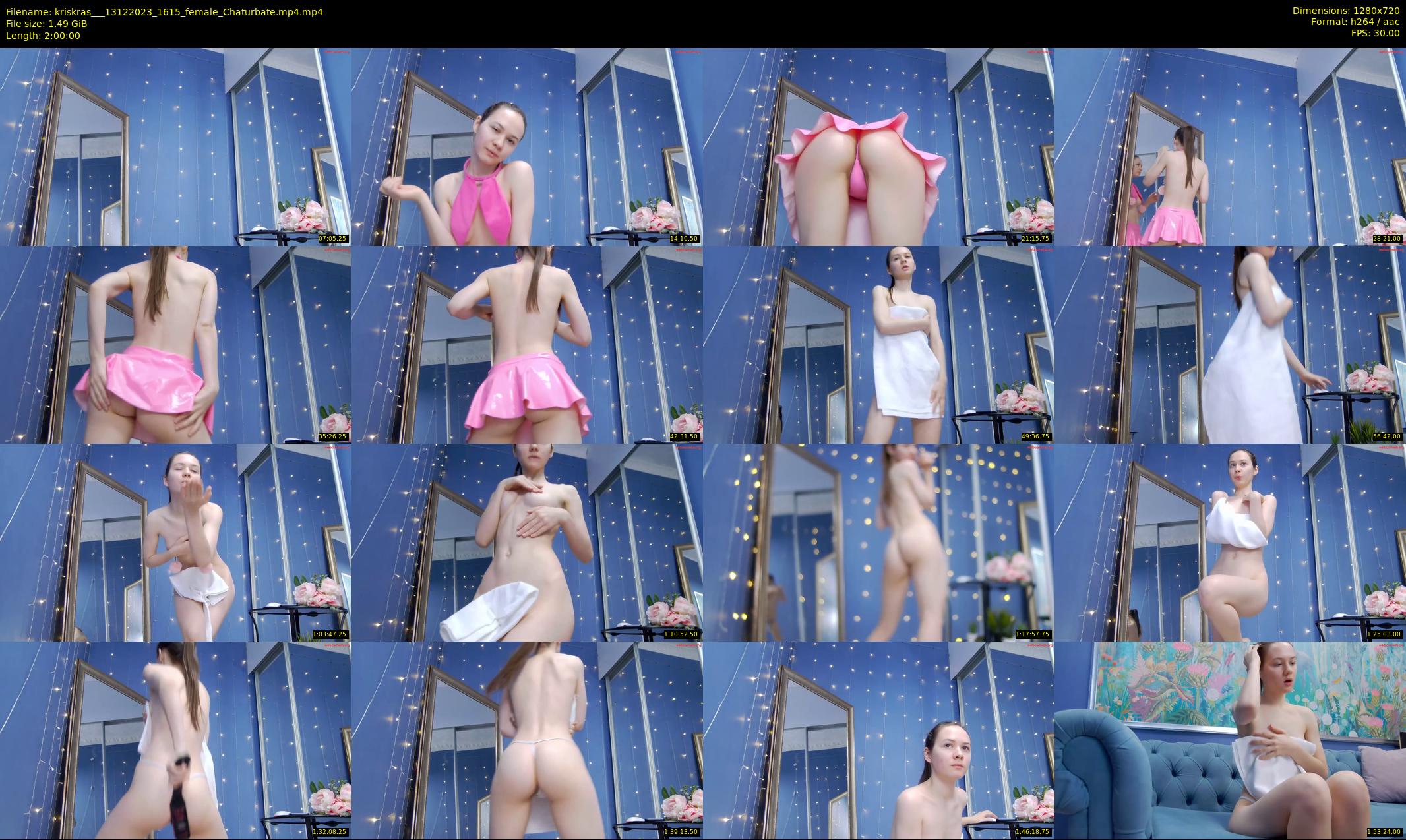 kriskras__ — 120 minute Chaturbate female cam show recording, 720p, Dec 13, 2023