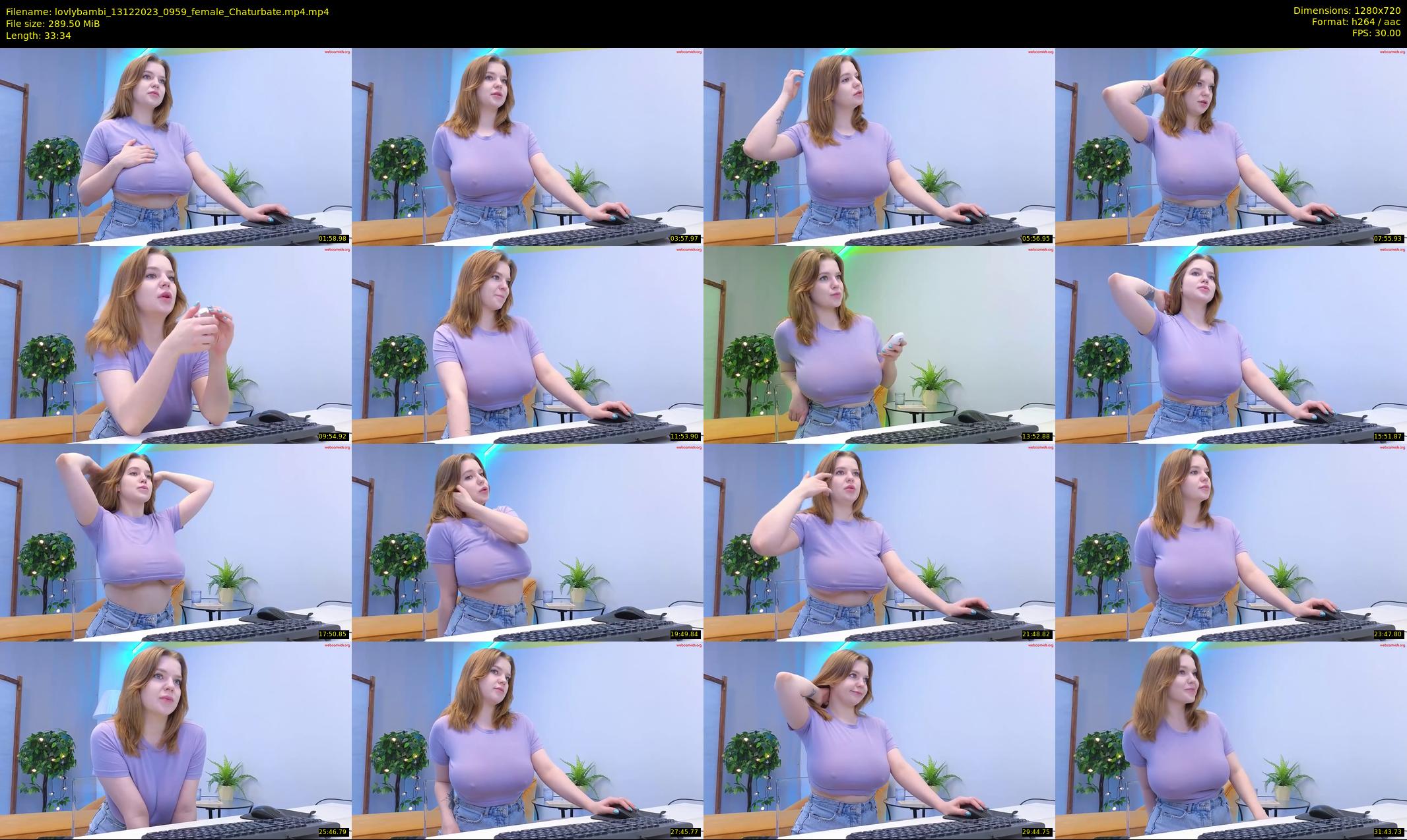 lovlybambi — 34 minute Chaturbate female cam show recording, 720p, Dec 13, 2023