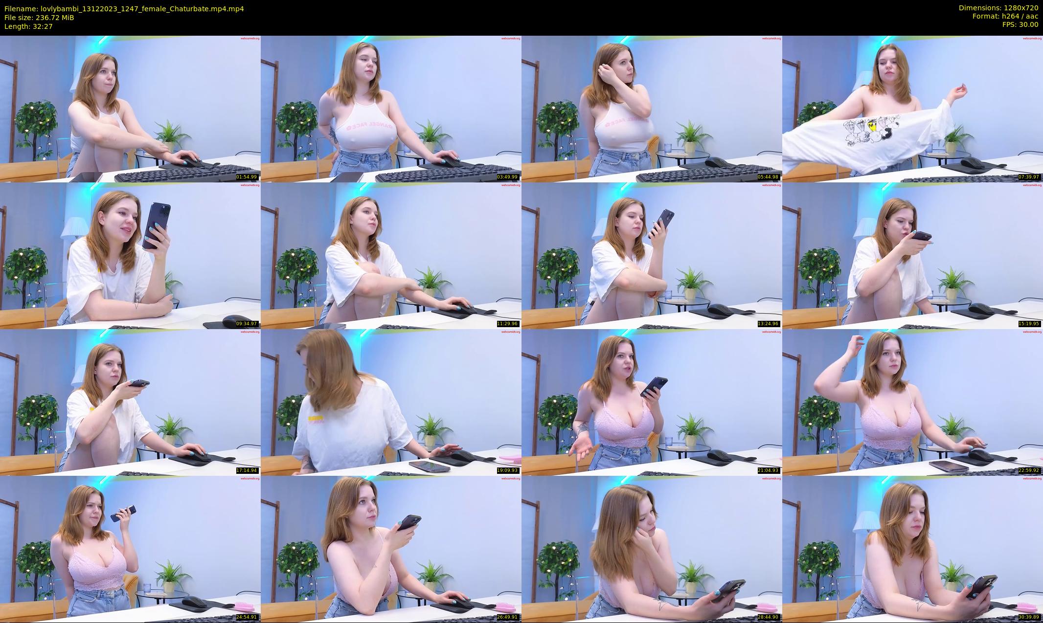 lovlybambi — 33 minute Chaturbate female cam show recording, 720p, Dec 13, 2023
