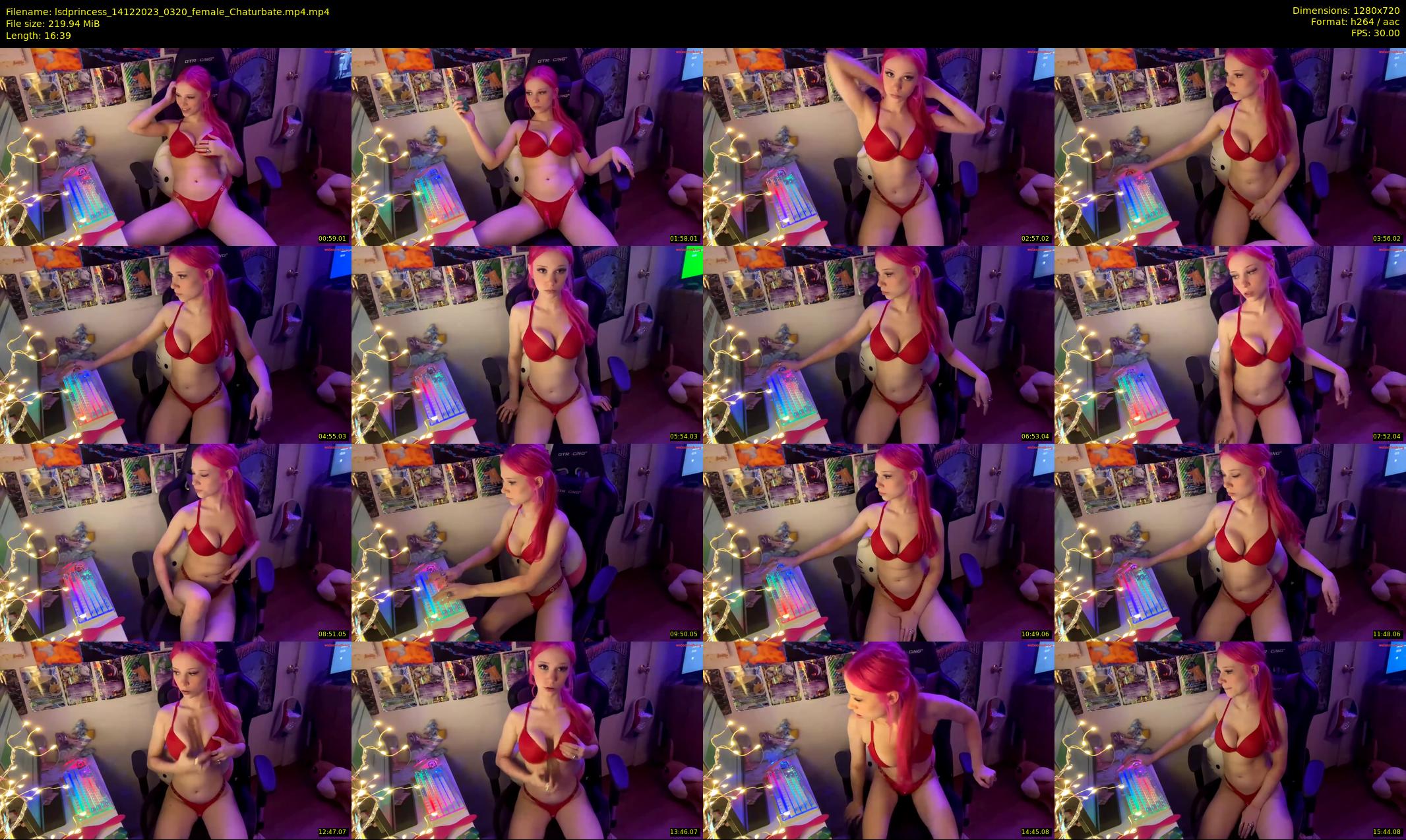 lsdprincess — 17 minute Chaturbate female cam show recording, 720p, Dec 14, 2023