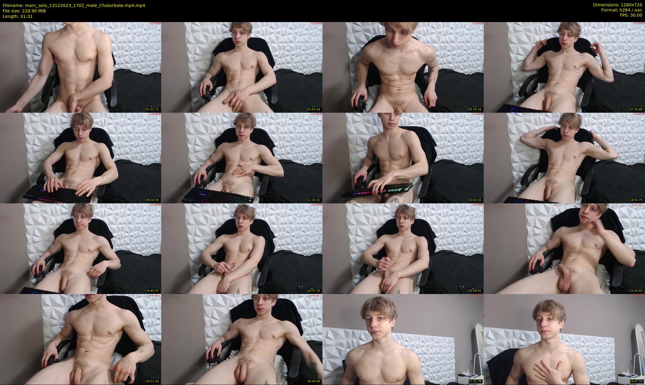 marc_solo — 32 minute Chaturbate male cam show recording, 720p, Dec 13, 2023