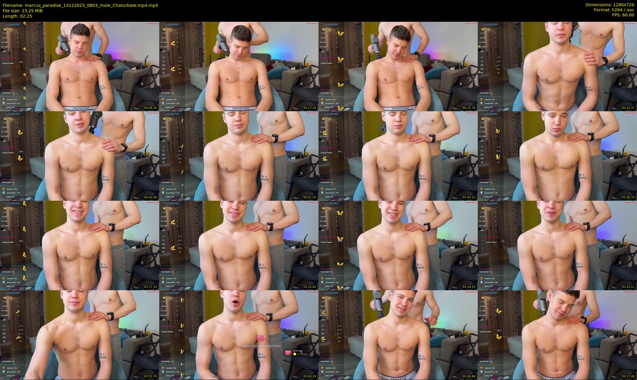 marcus_paradise — 3 minute Chaturbate male cam show recording, 720p, Dec 13, 2023